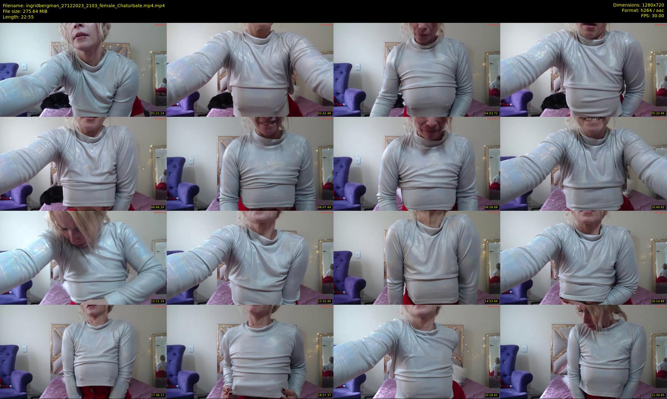 ingridbergman — 23 minute Chaturbate female cam show recording, 720p, Dec 27, 2023