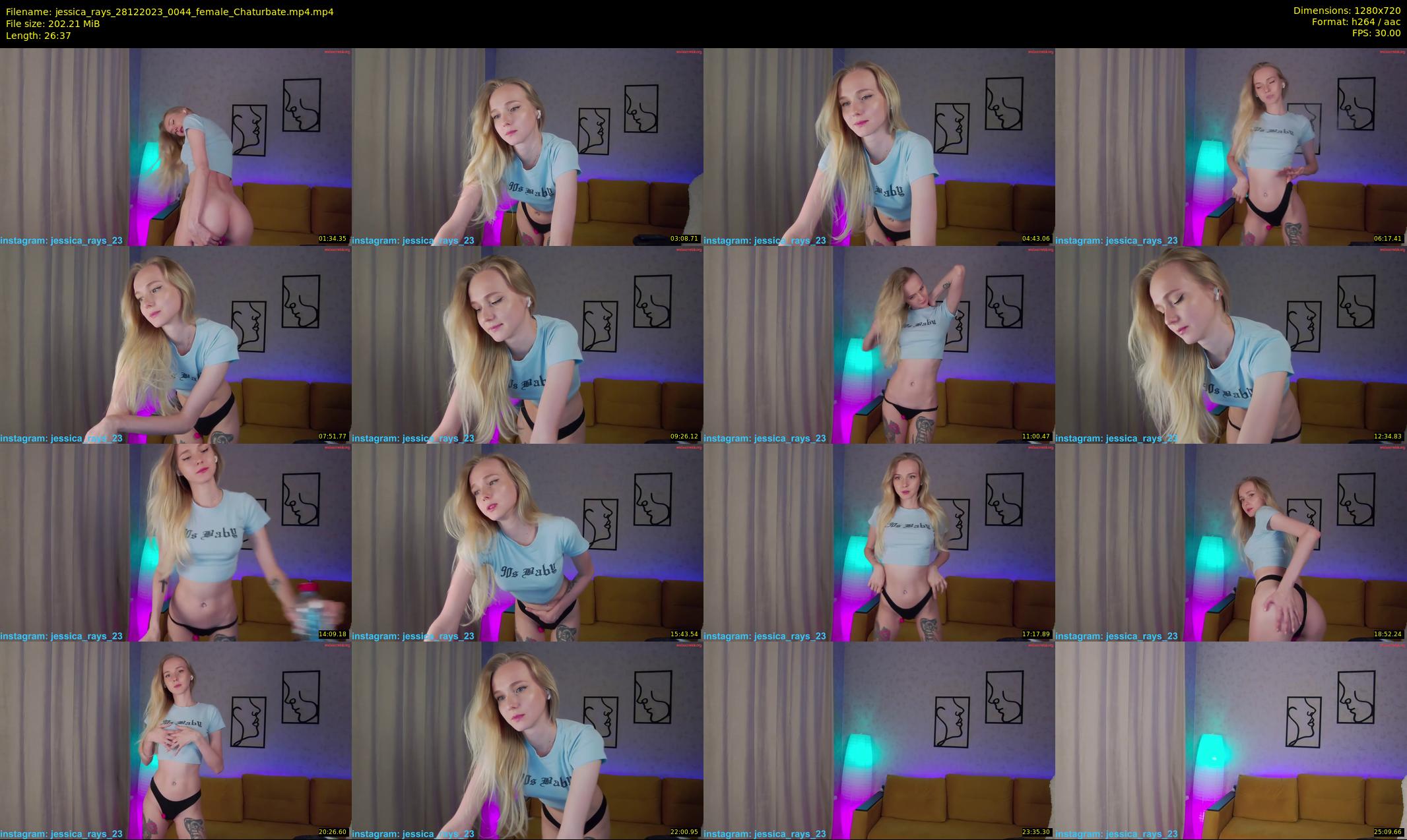 jessica_rays — 27 minute Chaturbate couple cam show recording, 720p, Dec 28, 2023