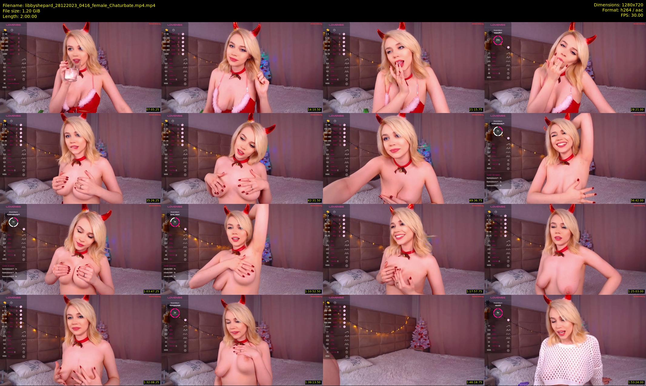 libbyshepard — 120 minute Chaturbate female cam show recording, 720p, Dec 28, 2023