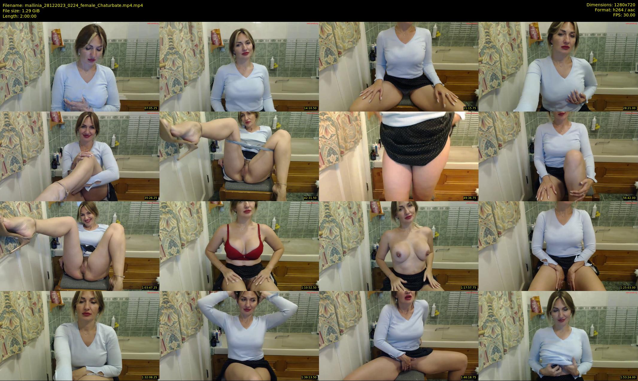 mallinia — 120 minute Chaturbate female cam show recording, 720p, Dec 28, 2023