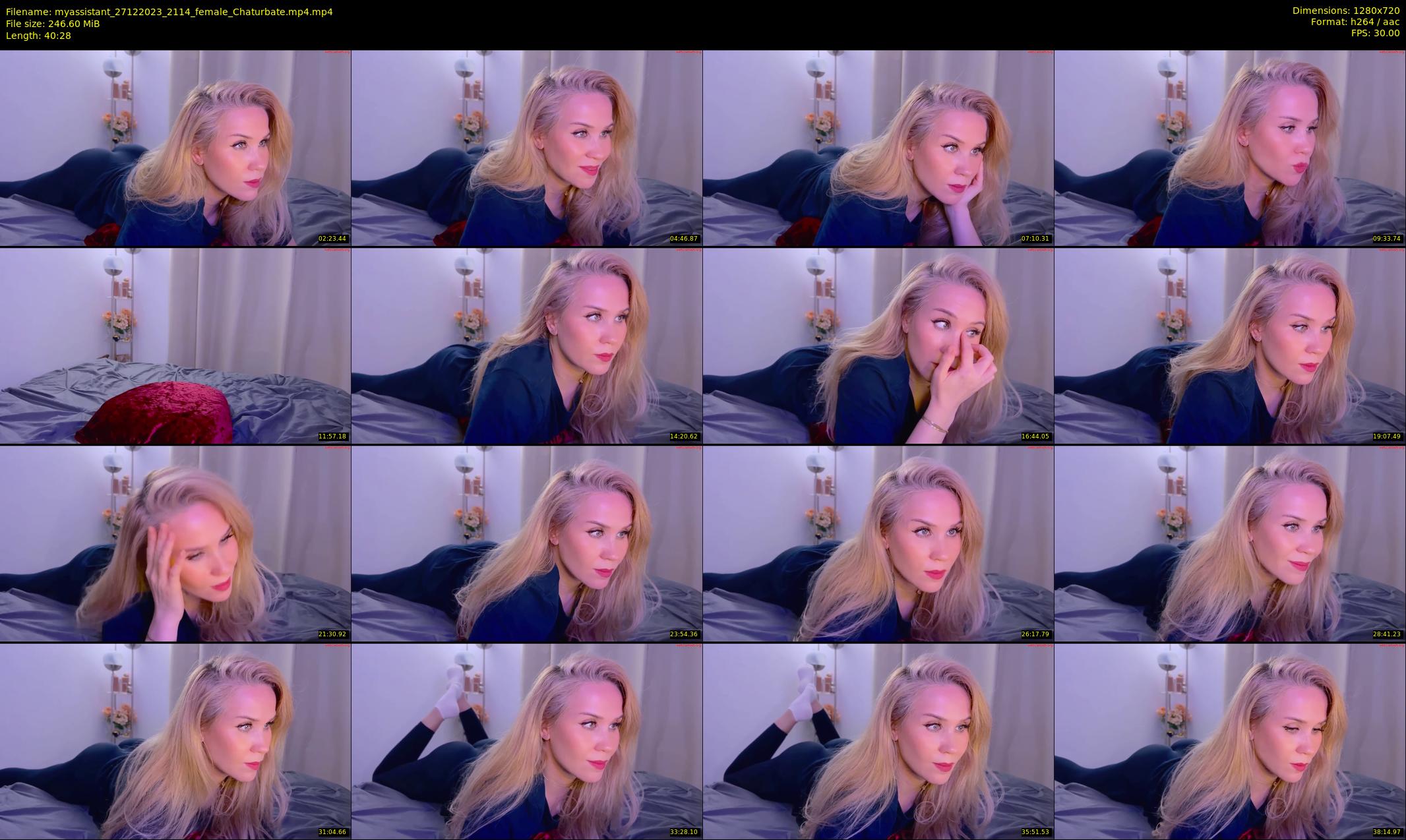 myassistant — 41 minute Chaturbate female cam show recording, 720p, Dec 27, 2023