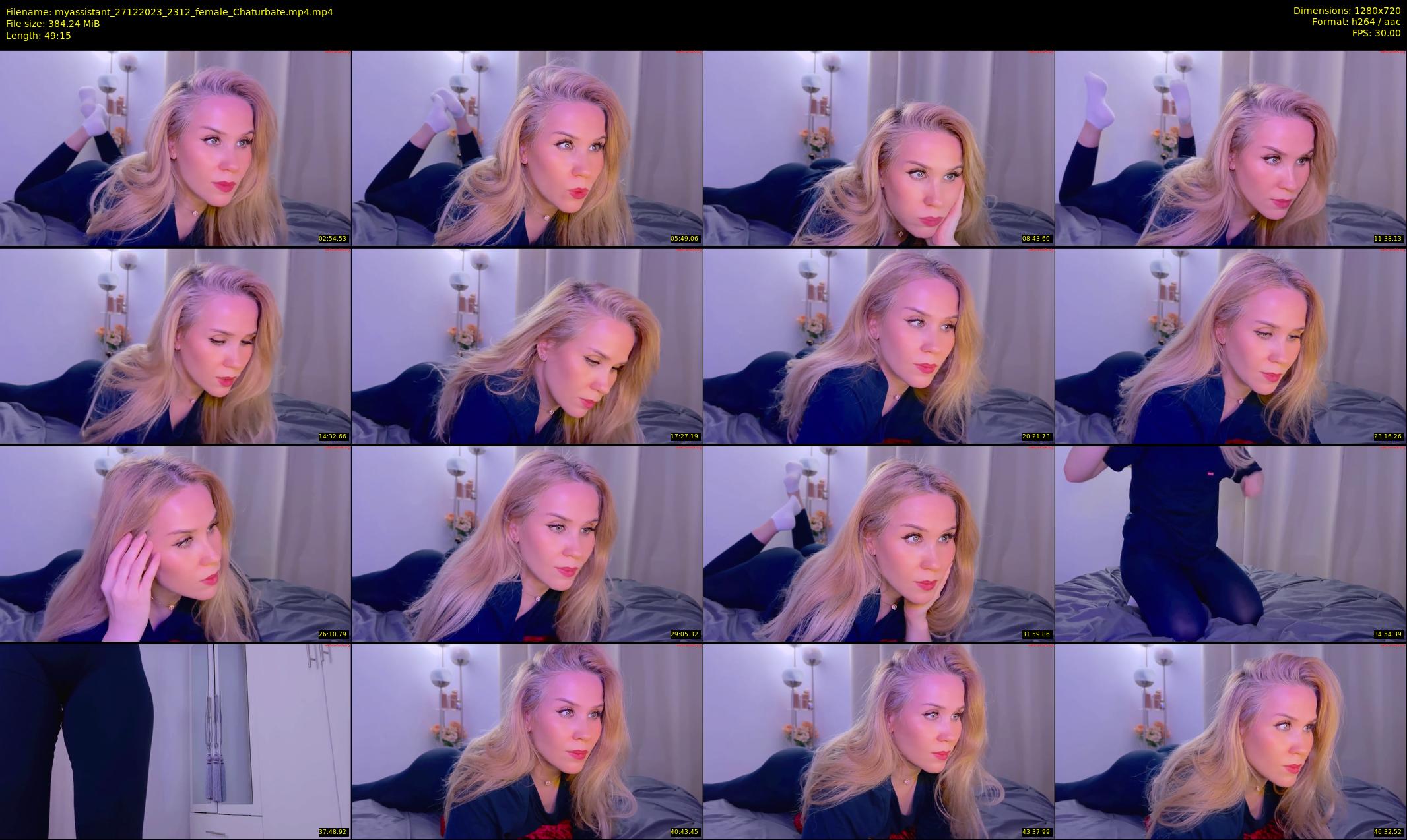 myassistant — 50 minute Chaturbate female cam show recording, 720p, Dec 27, 2023