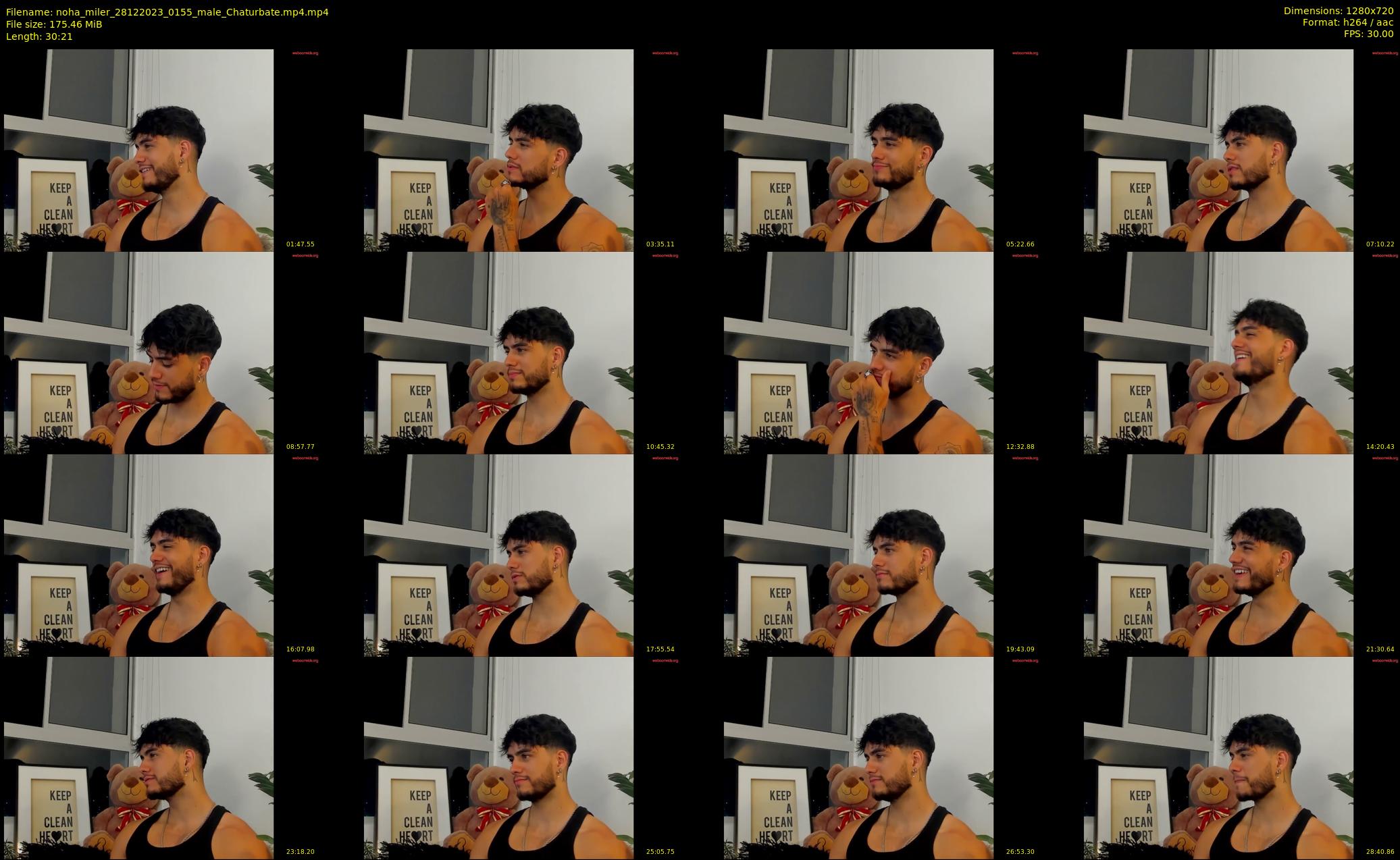 noha_miler — 31 minute Chaturbate male cam show recording, 720p, Dec 28, 2023