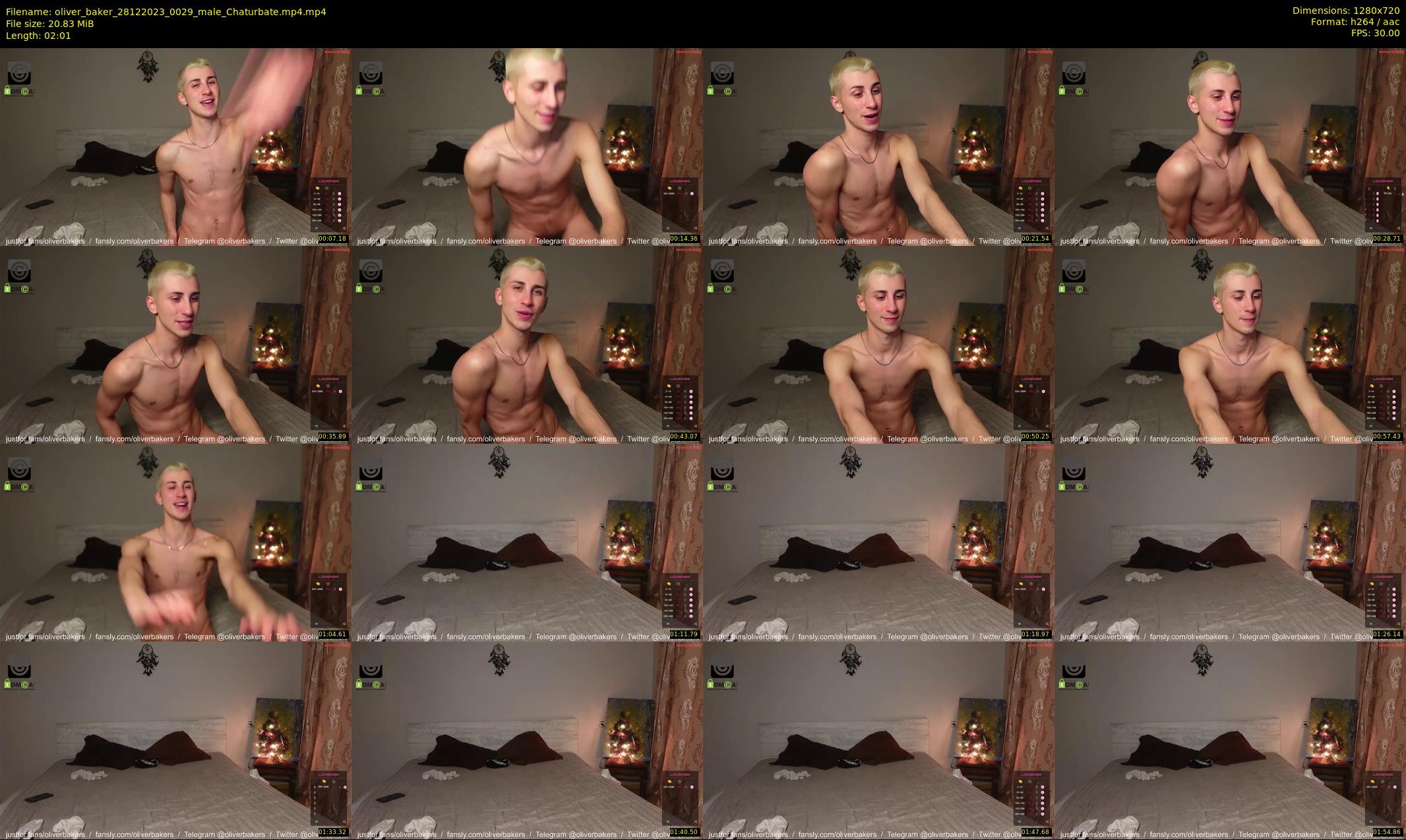 oliver_baker — 3 minute Chaturbate male cam show recording, 720p, Dec 28, 2023