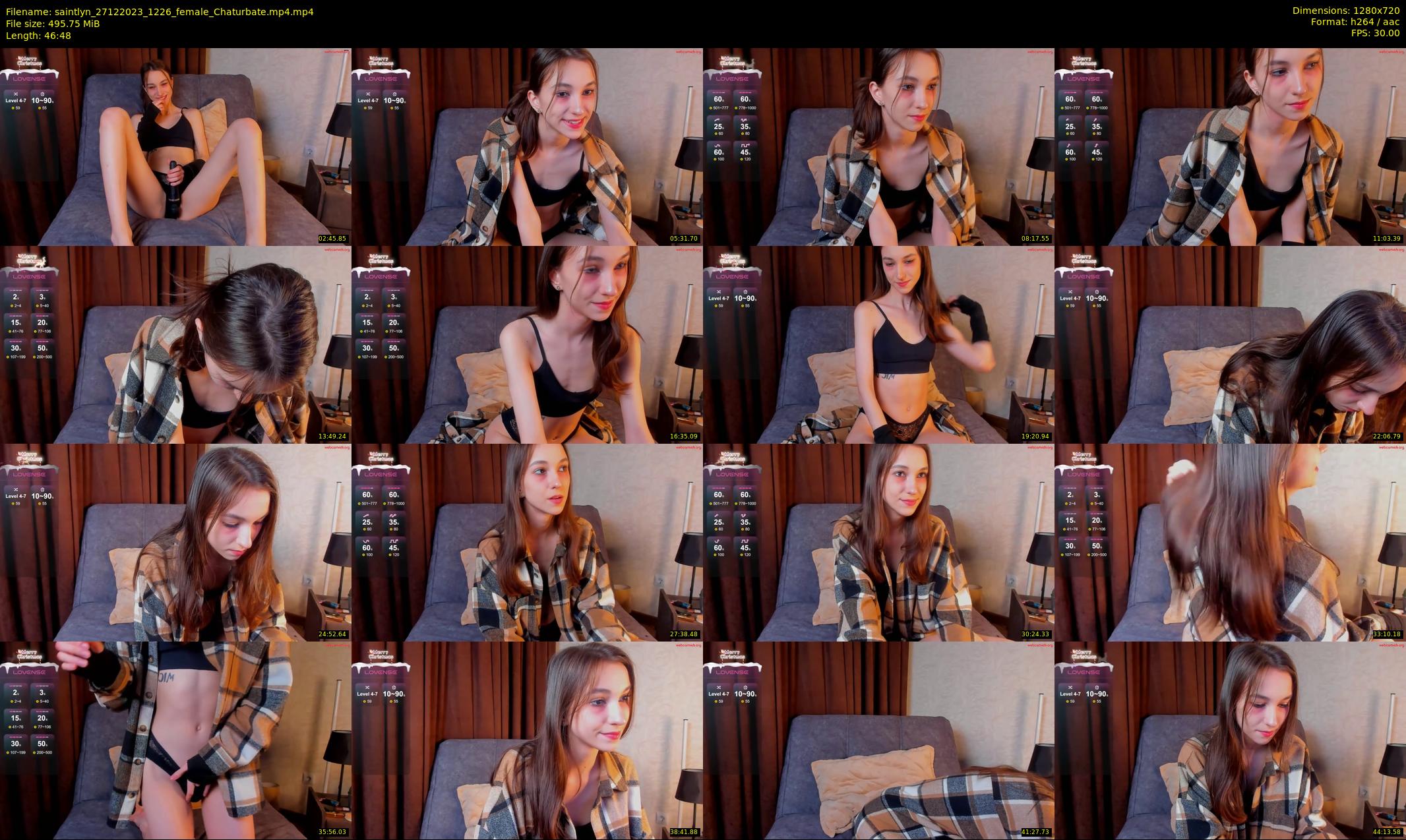 saintlyn — 47 minute Chaturbate female cam show recording, 720p, Dec 27, 2023