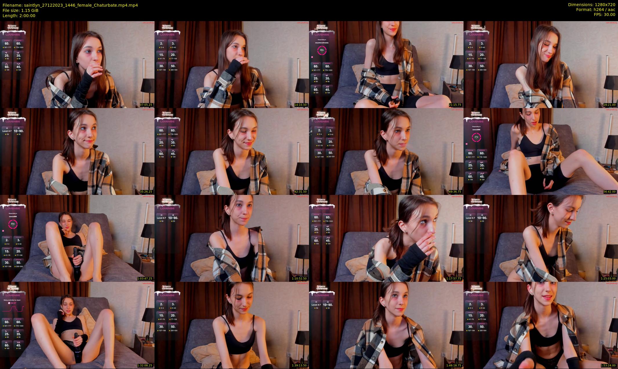 saintlyn — 120 minute Chaturbate female cam show recording, 720p, Dec 27, 2023