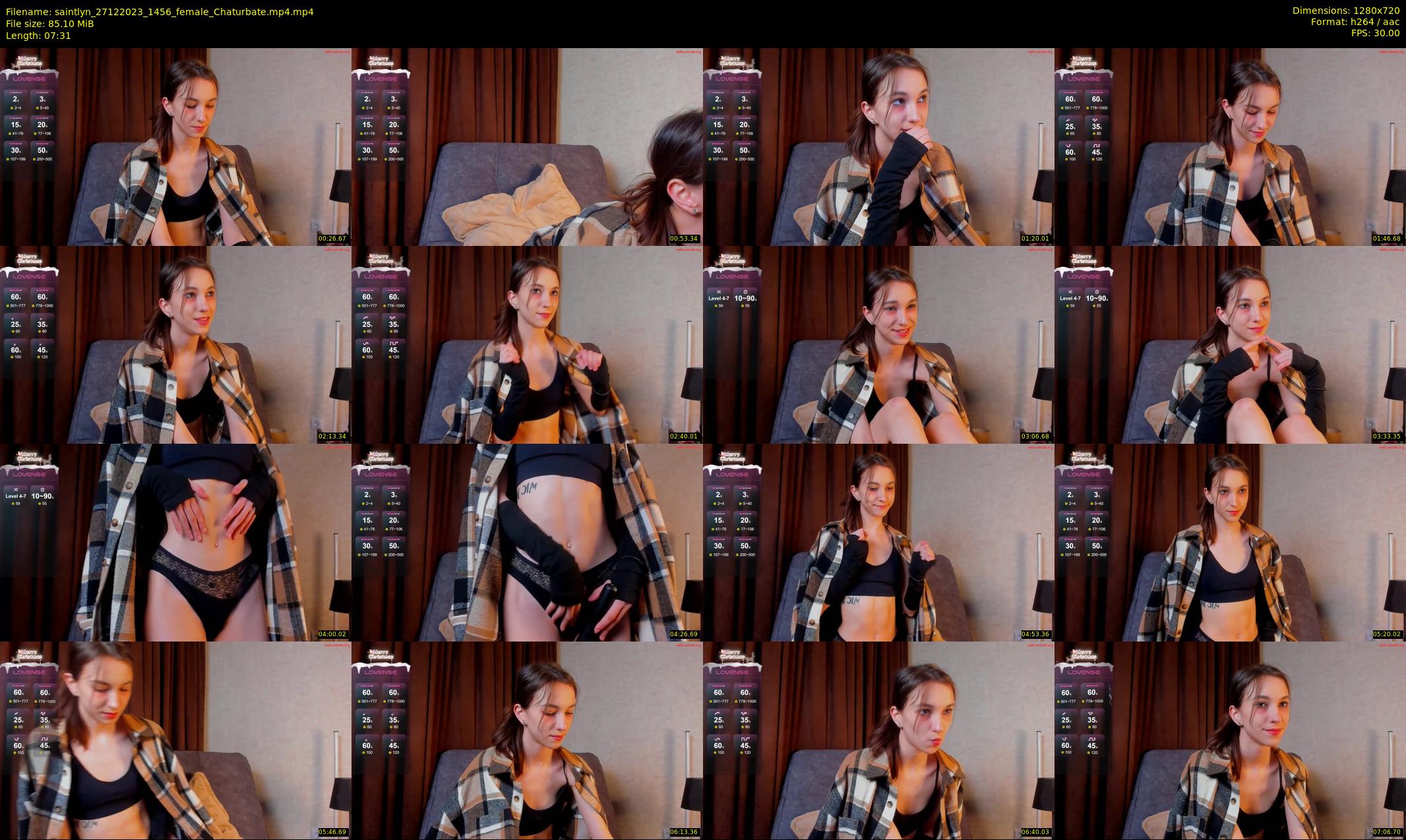 saintlyn — 8 minute Chaturbate female cam show recording, 720p, Dec 27, 2023