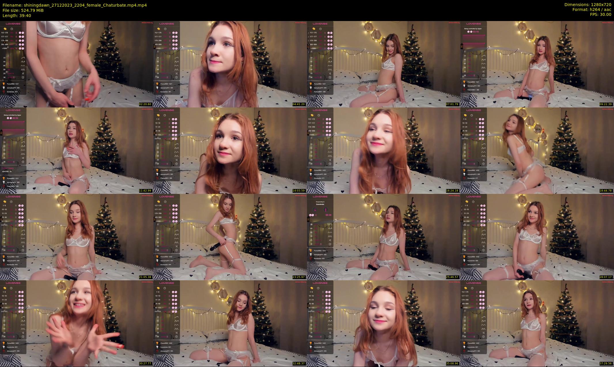 shiningdawn — 40 minute Chaturbate female cam show recording, 720p, Dec 27, 2023