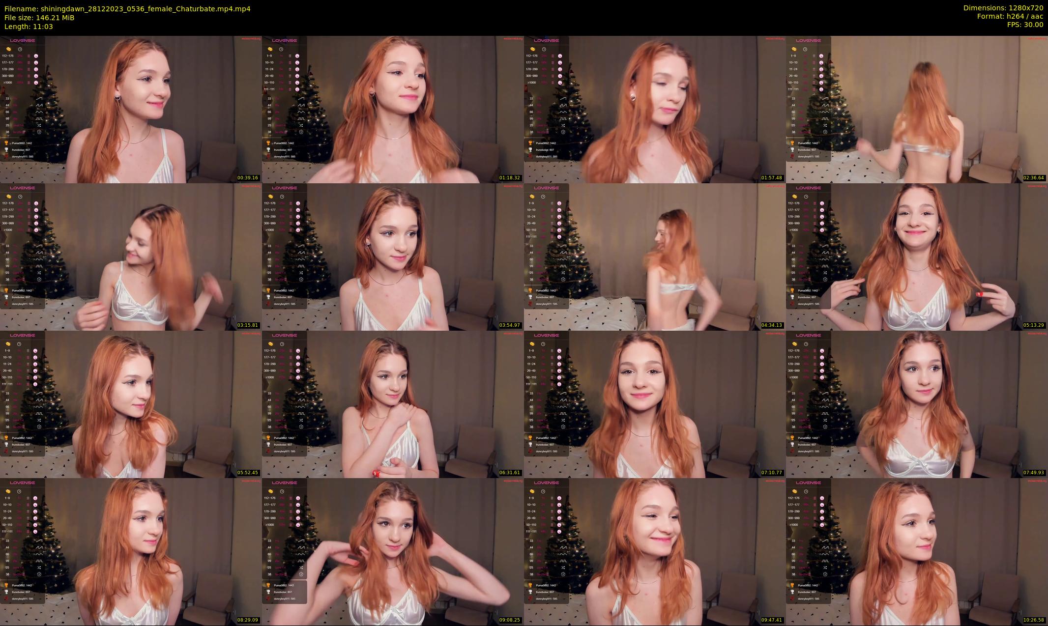 shiningdawn — 12 minute Chaturbate female cam show recording, 720p, Dec 28, 2023