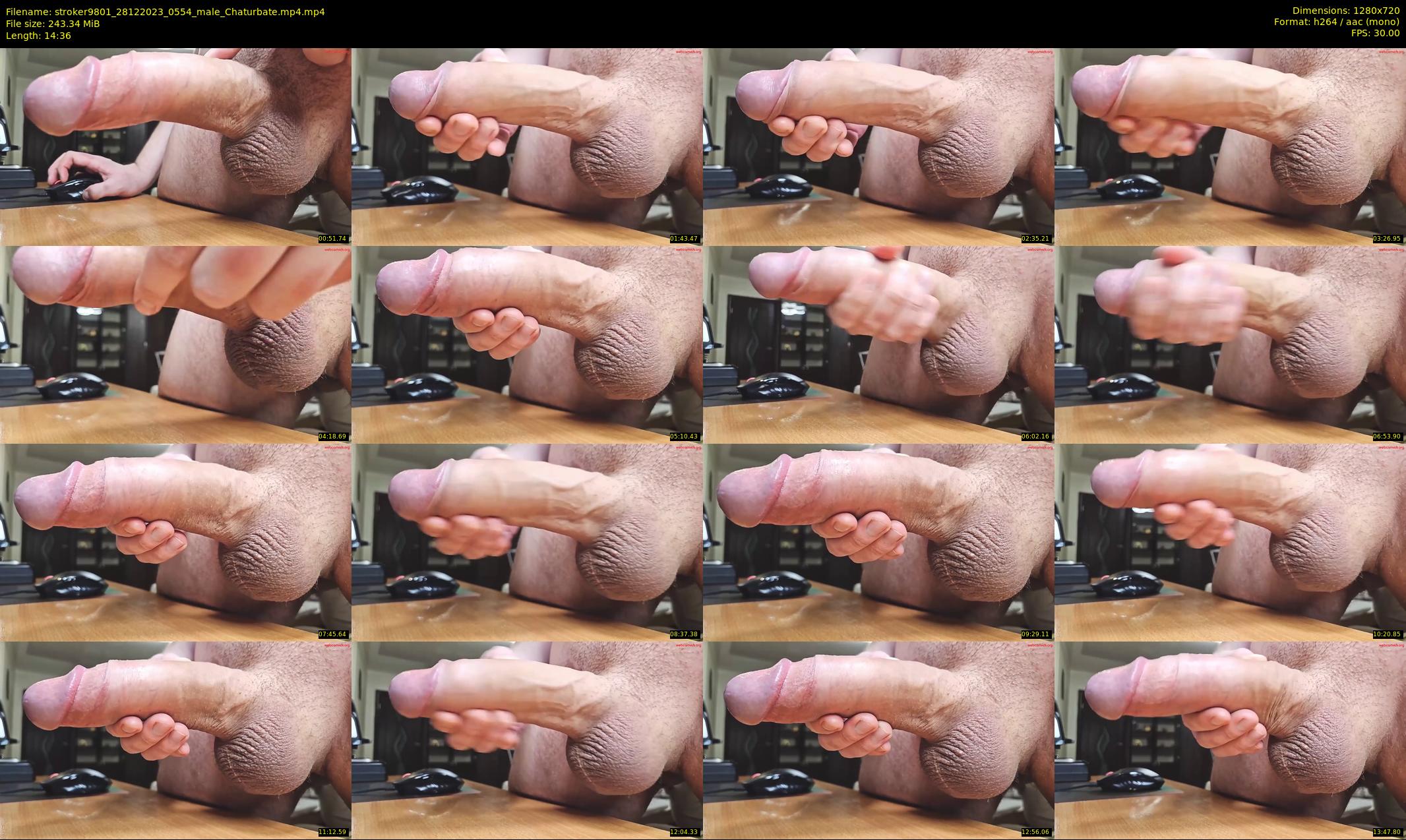 stroker9801 — 15 minute Chaturbate male cam show recording, 720p, Dec 28, 2023
