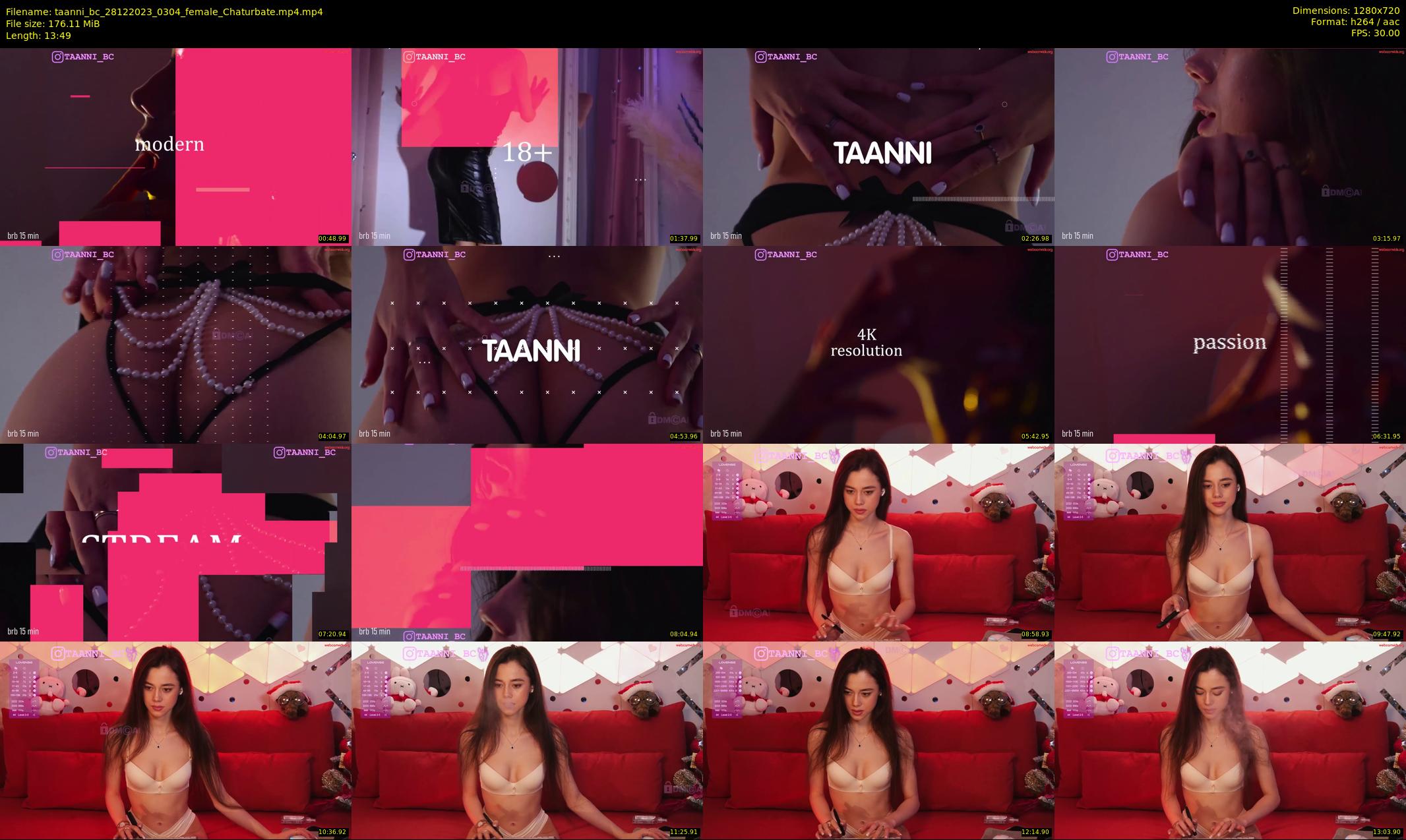 taanni_bc — 14 minute Chaturbate female cam show recording, 720p, Dec 28, 2023