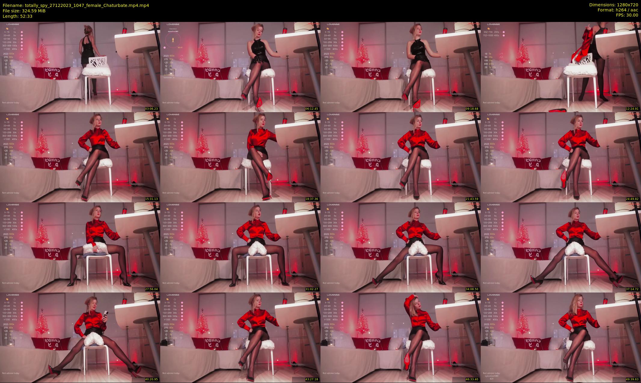 totally_spy — 53 minute Chaturbate female cam show recording, 720p, Dec 27, 2023