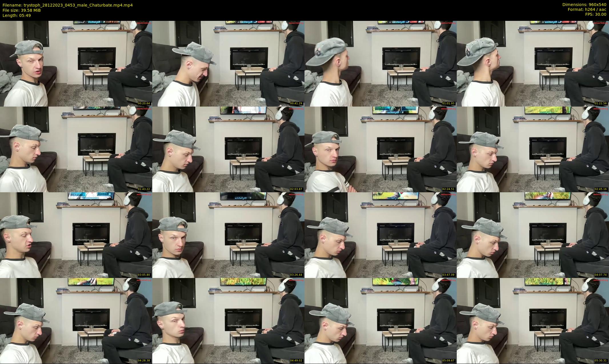 trystoph — 6 minute Chaturbate male cam show recording, 480p, Dec 28, 2023