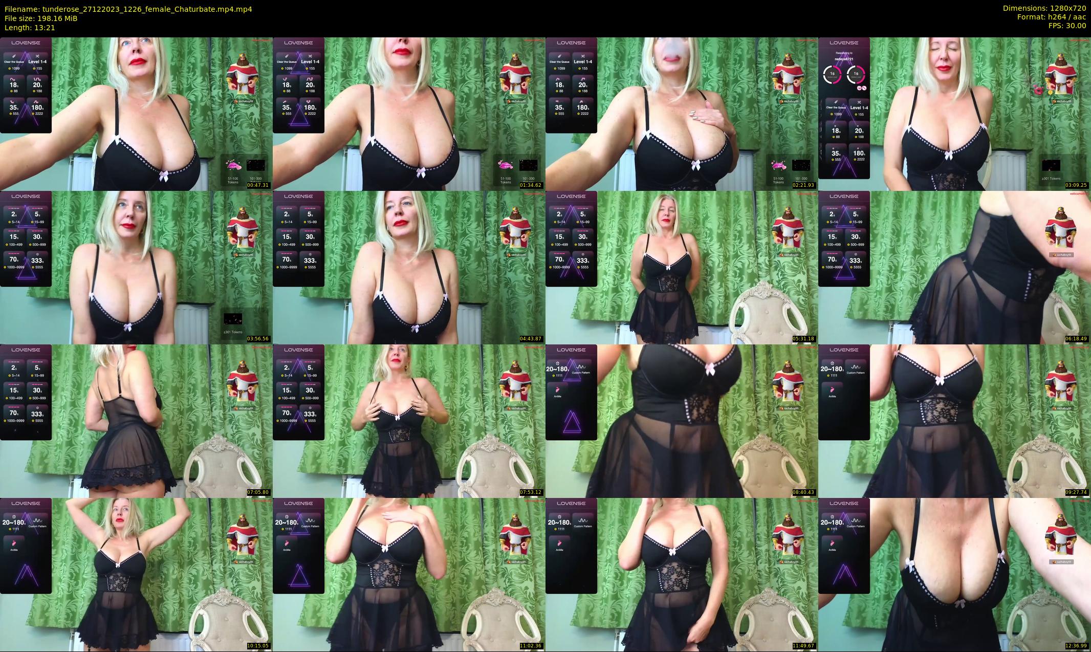 tunderose — 14 minute Chaturbate female cam show recording, 720p, Dec 27, 2023