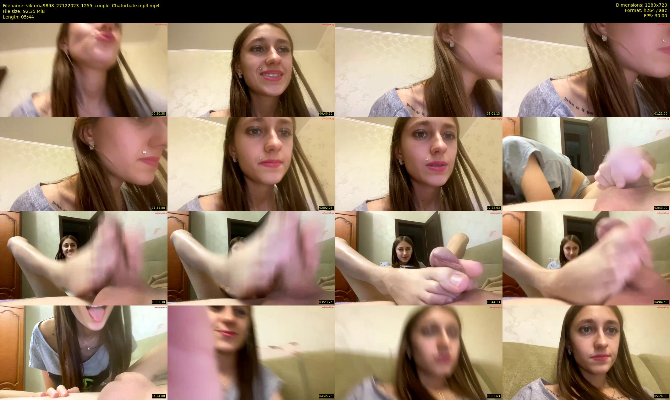viktoria9898 — 6 minute Chaturbate couple cam show recording, 720p, Dec 27, 2023