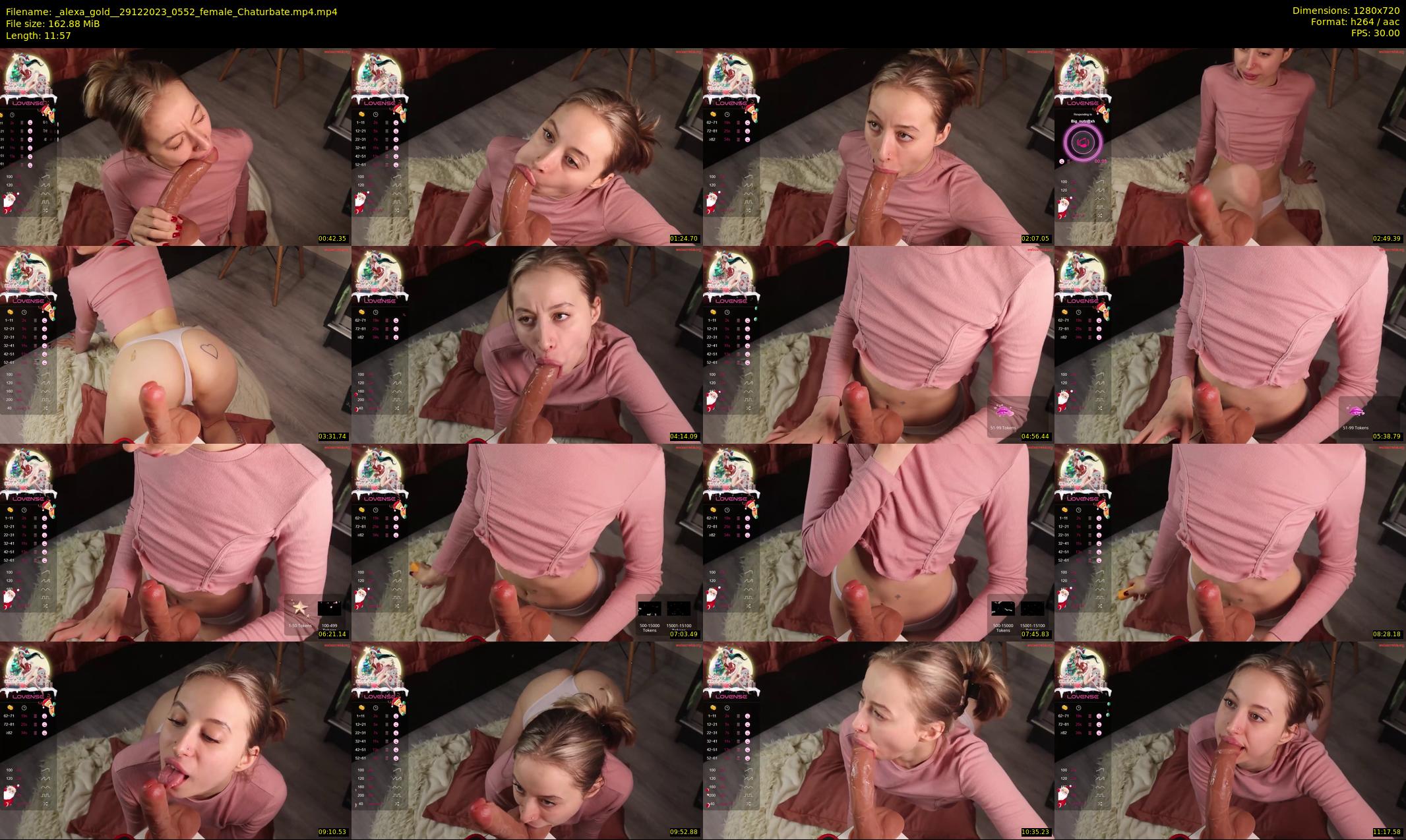 _alexa_gold_ — 12 minute Chaturbate female cam show recording, 720p, Dec 29, 2023