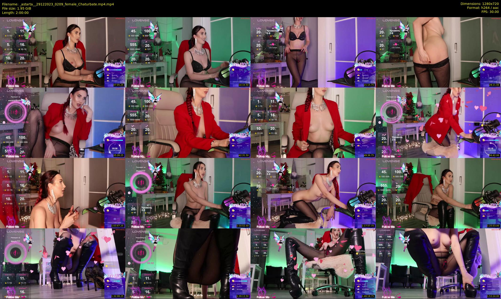 _astarta_ — 120 minute Chaturbate female cam show recording, 720p, Dec 29, 2023