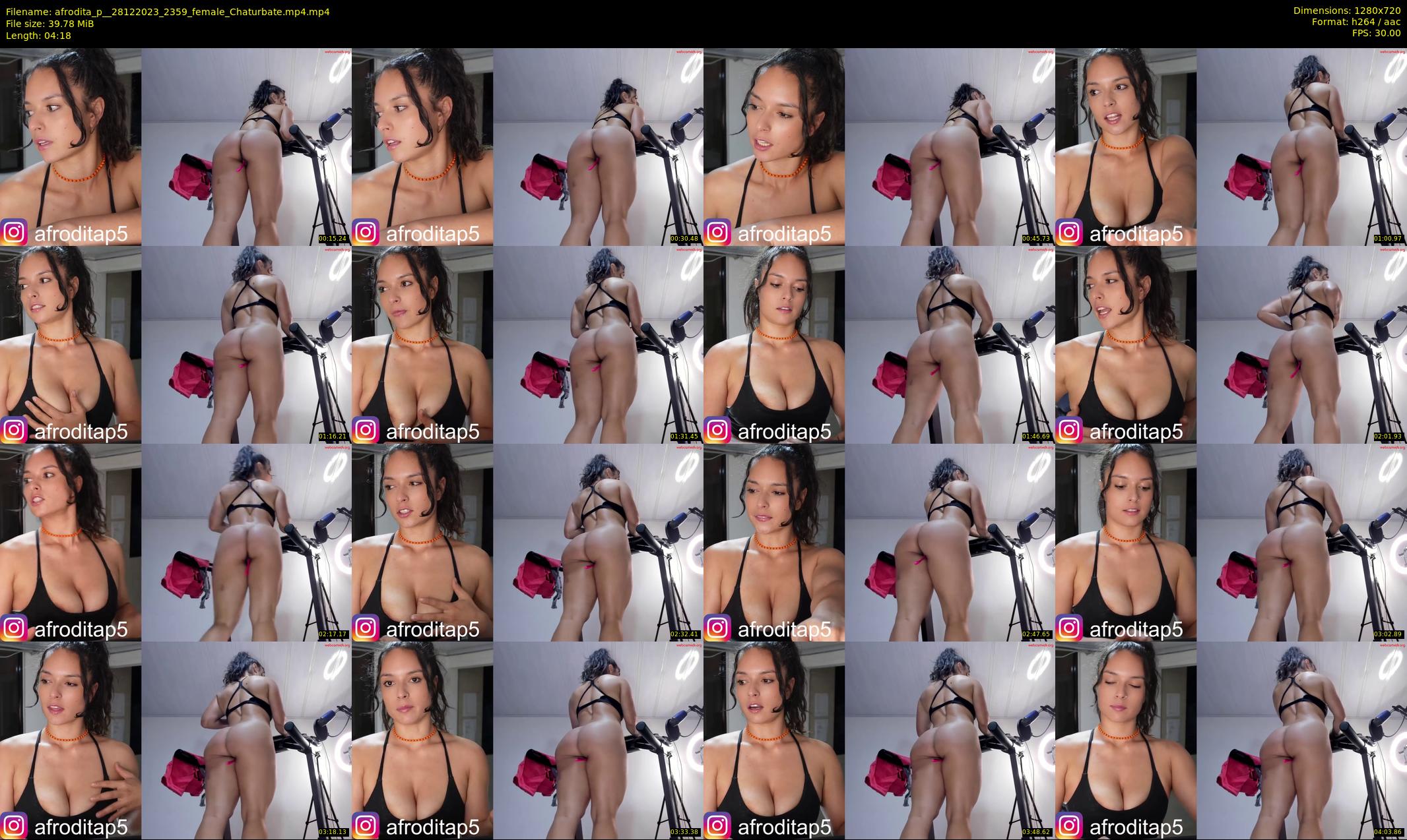afrodita_p_ — 5 minute Chaturbate female cam show recording, 720p, Dec 28, 2023