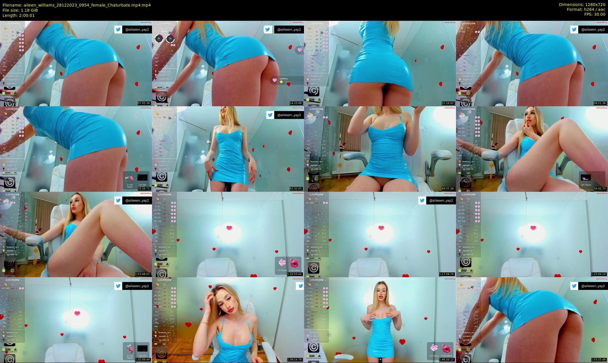 aileen_williams — 121 minute Chaturbate female cam show recording, 720p, Dec 28, 2023