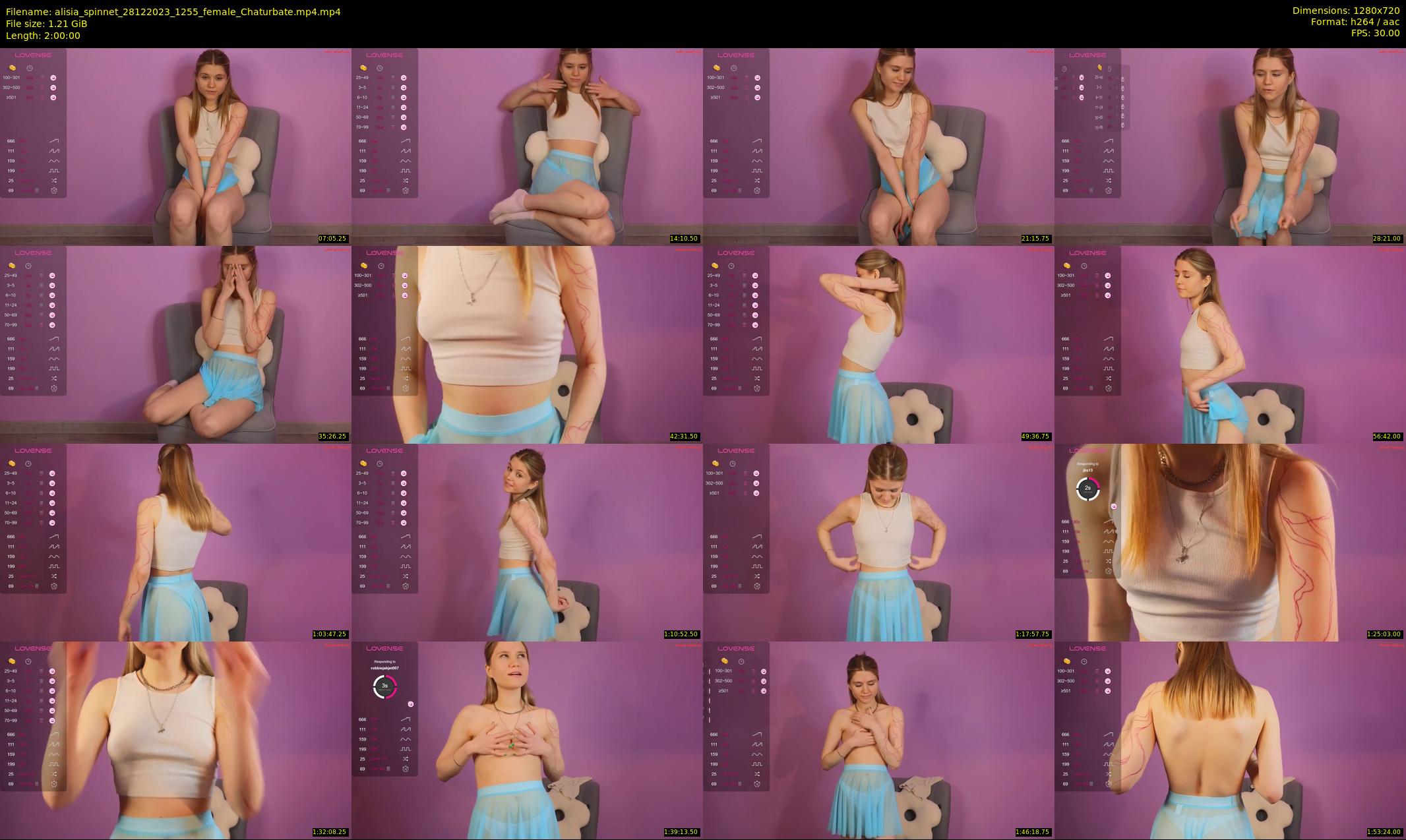alisia_spinnet — 120 minute Chaturbate female cam show recording, 720p, Dec 28, 2023
