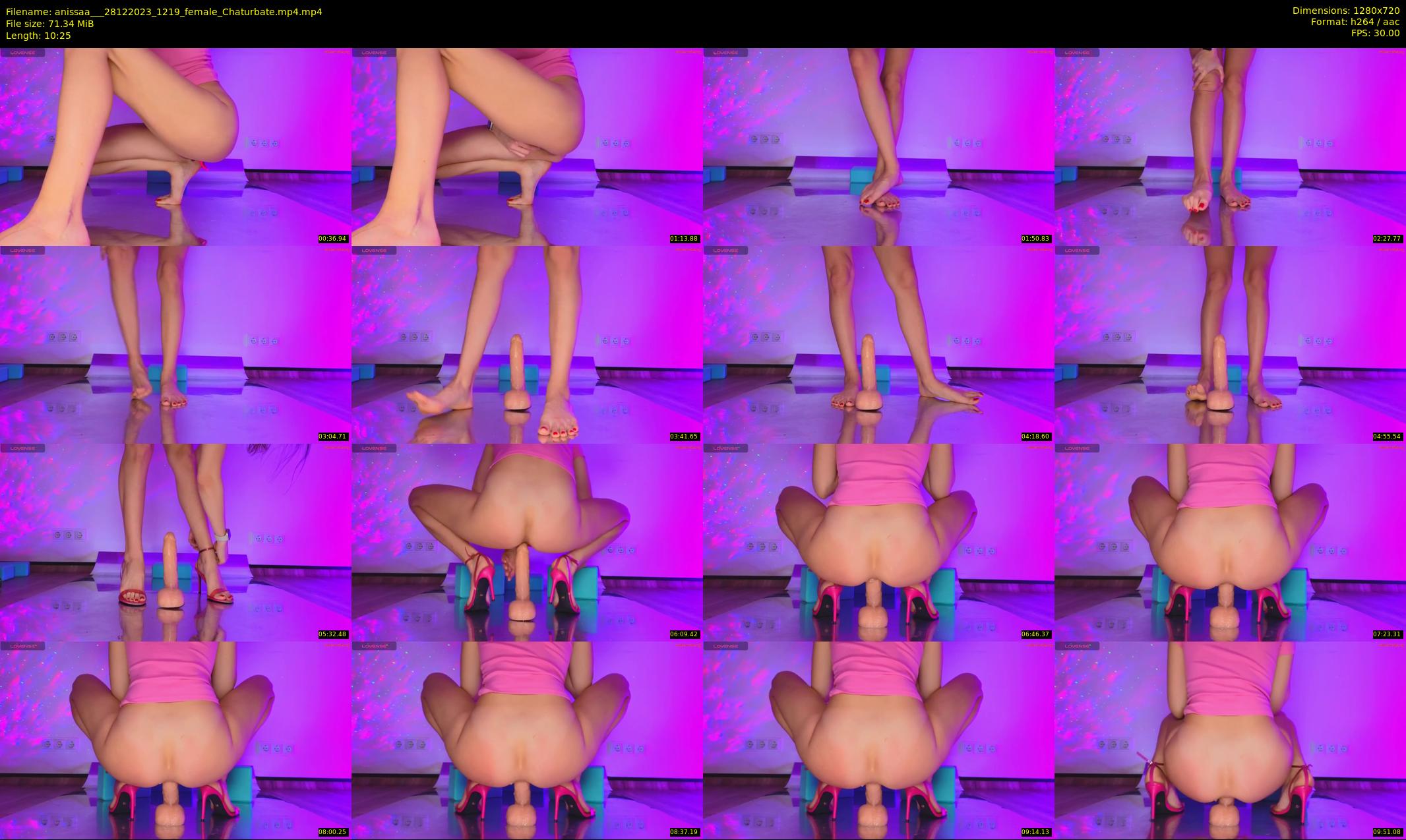 anissaa__ — 11 minute Chaturbate female cam show recording, 720p, Dec 28, 2023