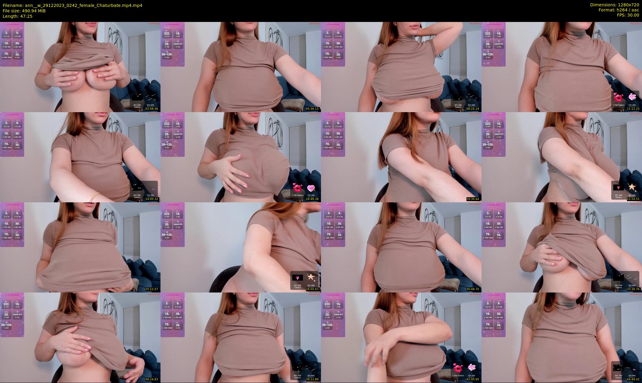 ann__w — 48 minute Chaturbate female cam show recording, 720p, Dec 29, 2023