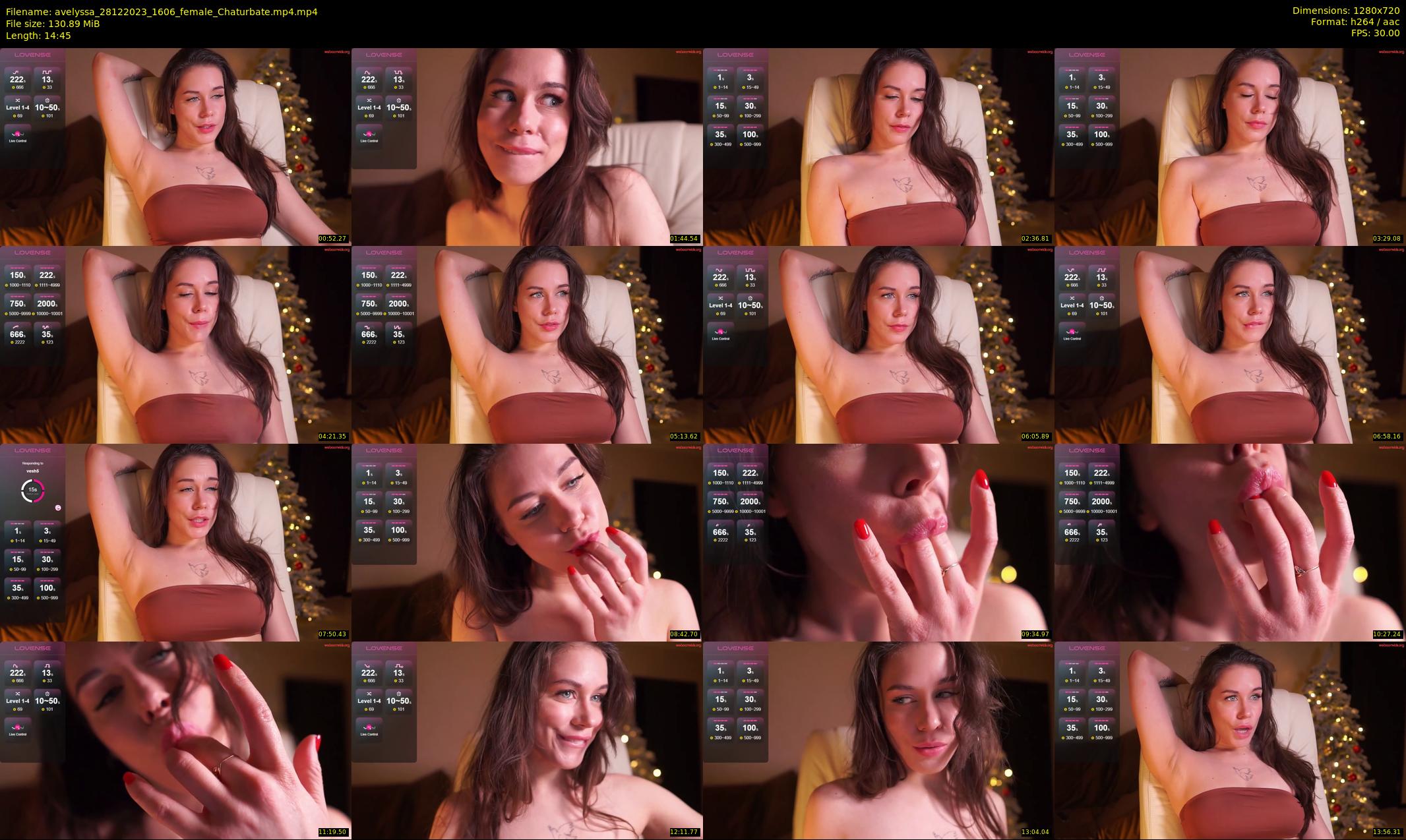 avelyssa — 15 minute Chaturbate female cam show recording, 720p, Dec 28, 2023