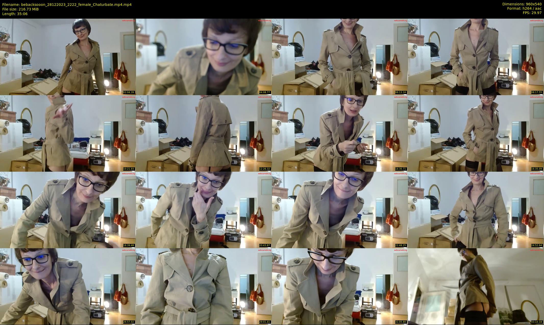 bebacksooon — 36 minute Chaturbate female cam show recording, 480p, Dec 28, 2023