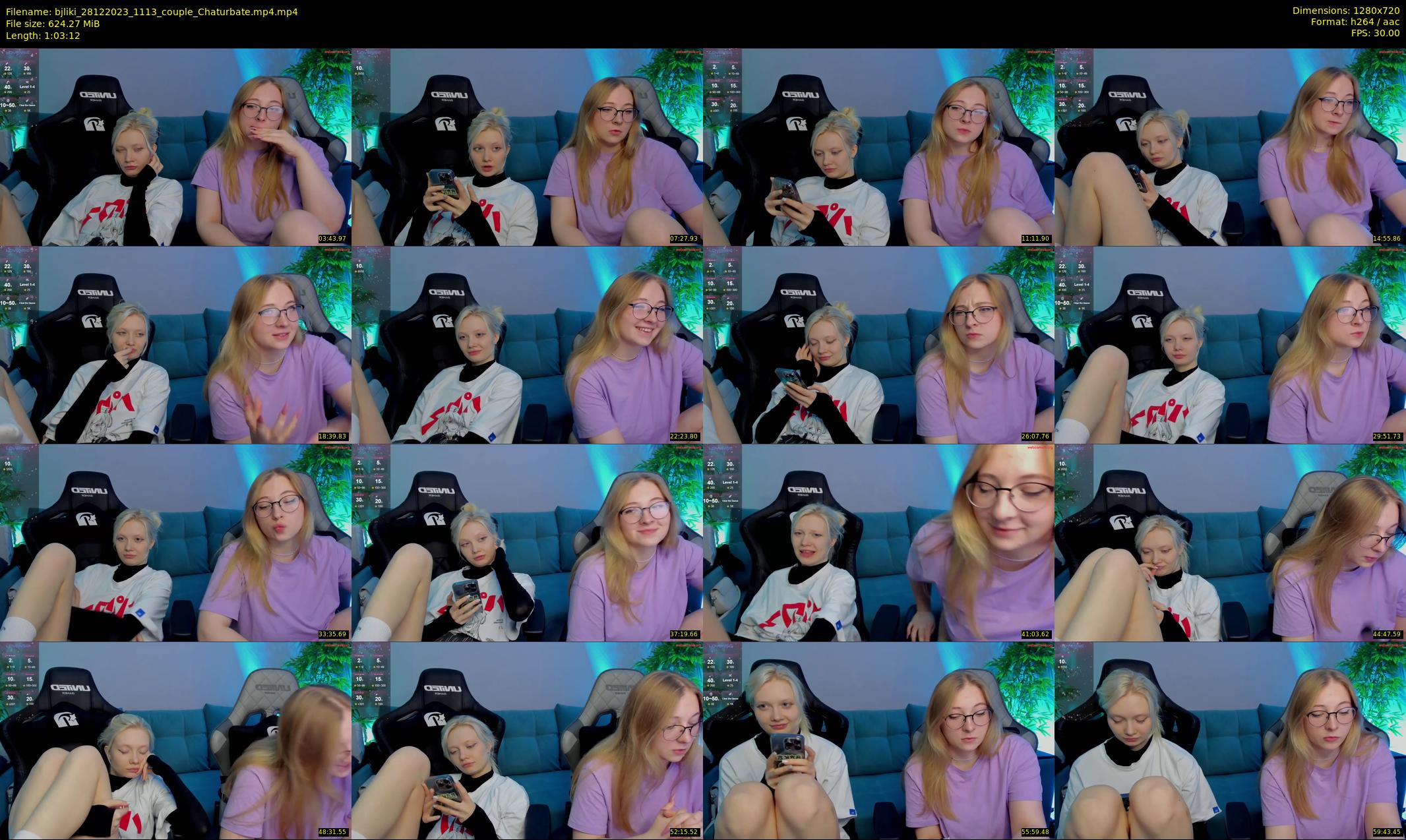 bjliki — 64 minute Chaturbate couple cam show recording, 720p, Dec 28, 2023