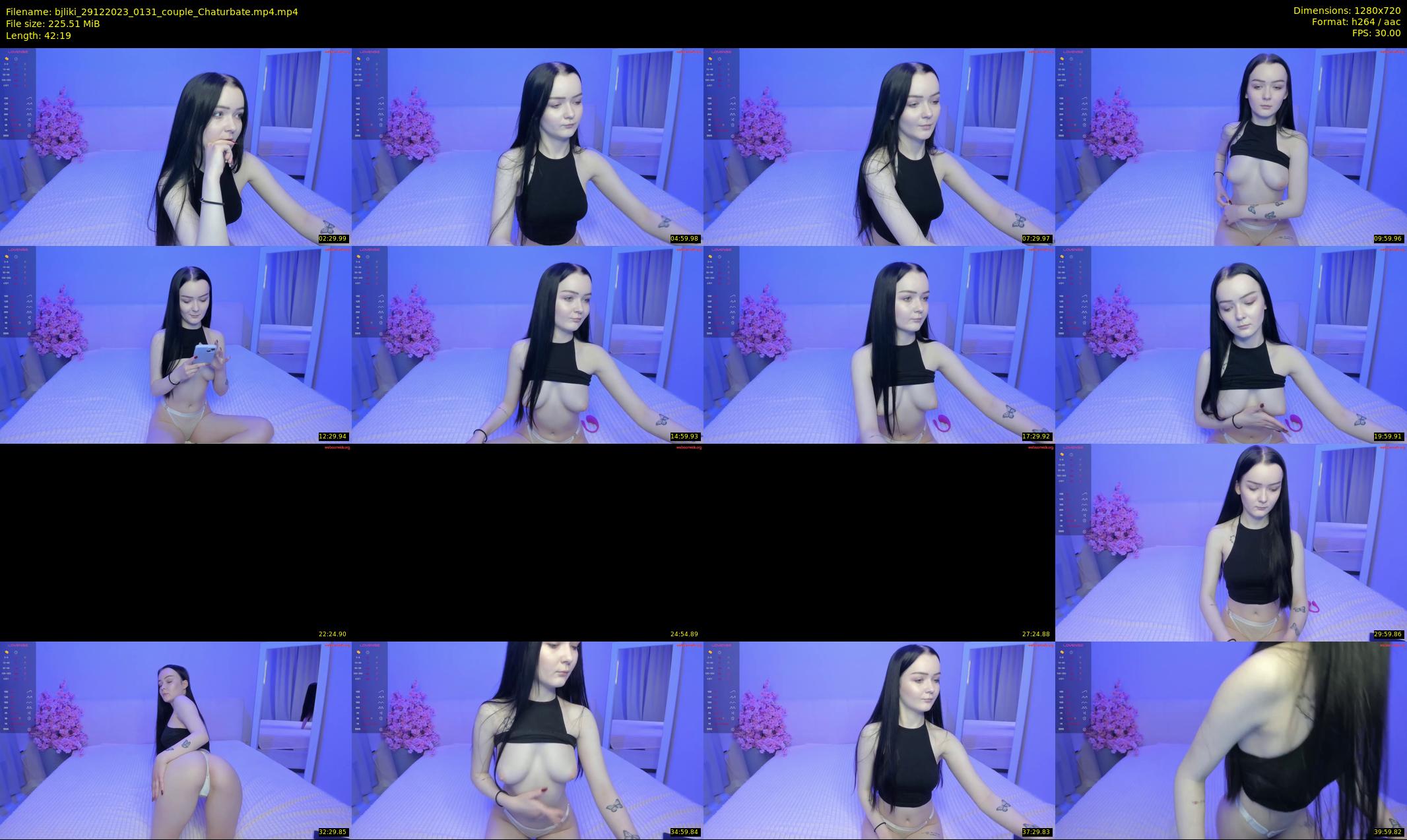 bjliki — 43 minute Chaturbate couple cam show recording, 720p, Dec 29, 2023
