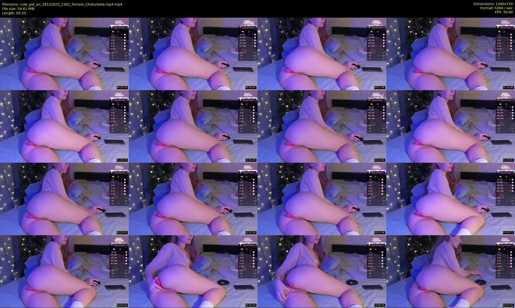 cute_pie_an — 6 minute Chaturbate female cam show recording, 720p, Dec 28, 2023