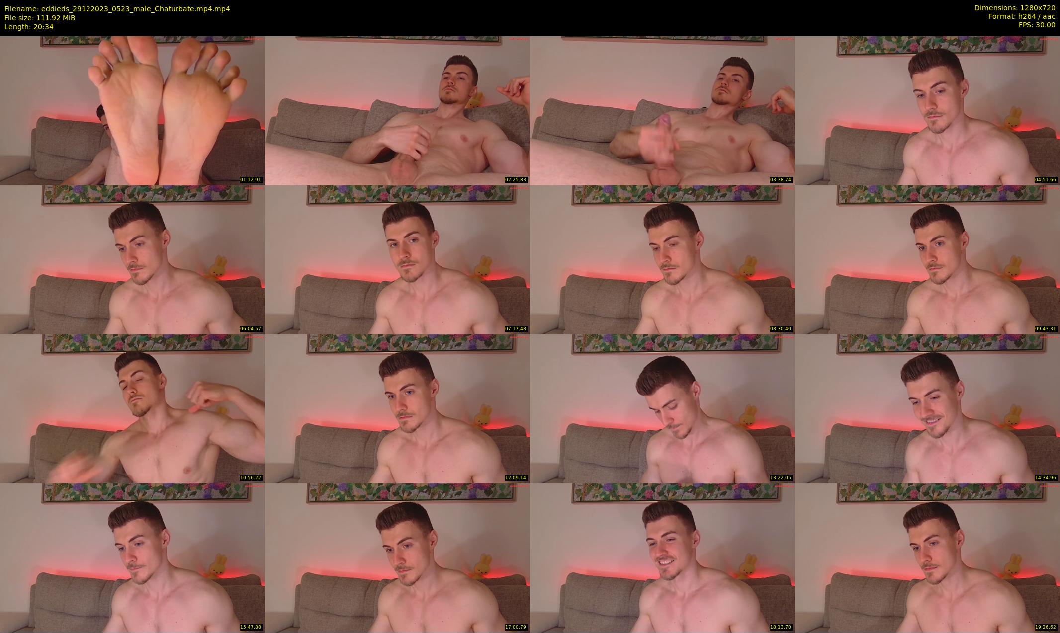 eddieds — 21 minute Chaturbate male cam show recording, 720p, Dec 29, 2023