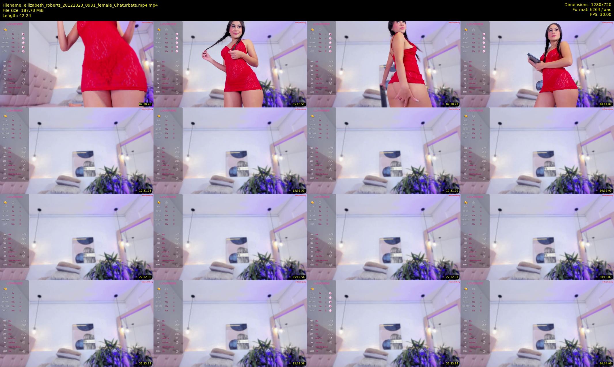 eliizabeth_roberts — 43 minute Chaturbate female cam show recording, 720p, Dec 28, 2023