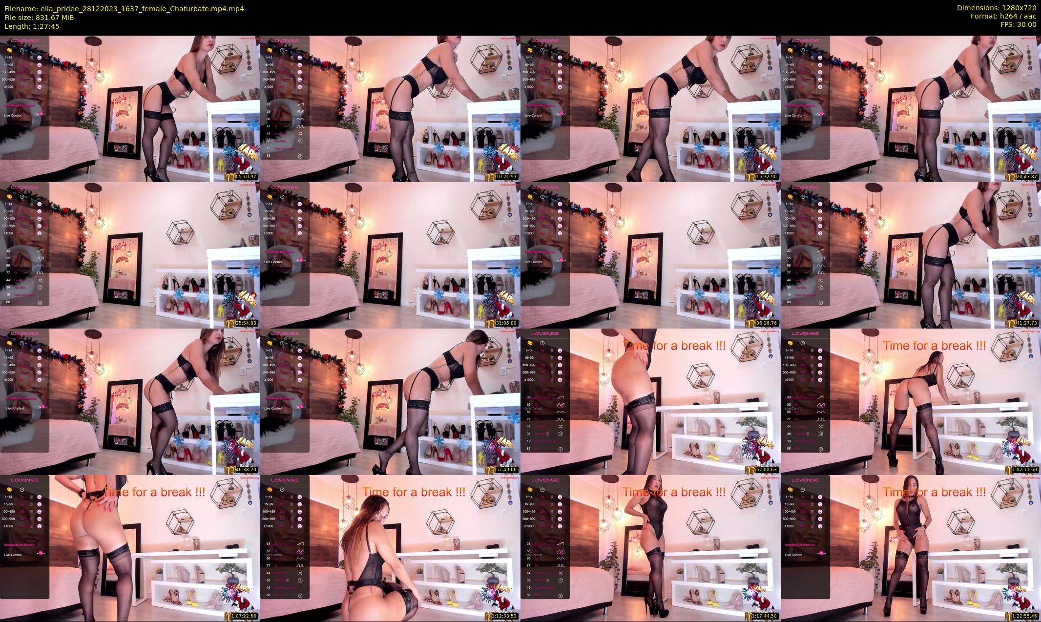 ella_pridee — 88 minute Chaturbate female cam show recording, 720p, Dec 28, 2023