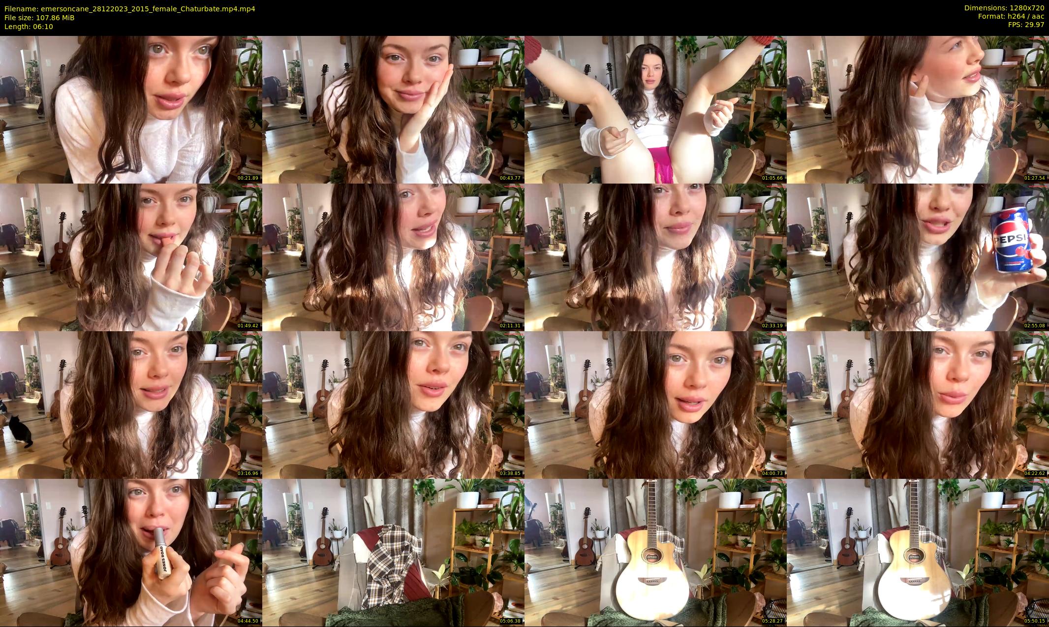 emersoncane — 7 minute Chaturbate female cam show recording, 720p, Dec 28, 2023