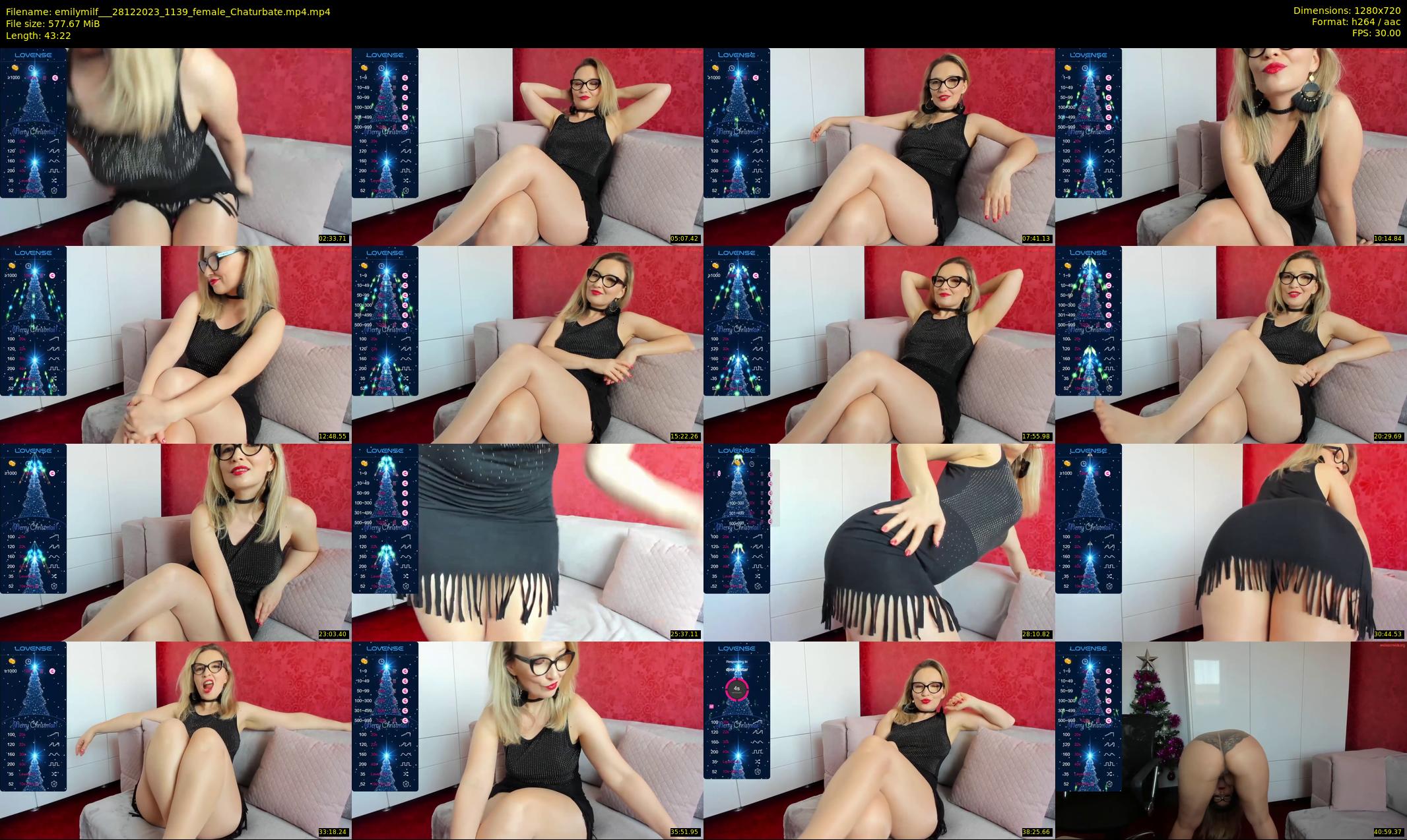 emilymilf__ — 44 minute Chaturbate female cam show recording, 720p, Dec 28, 2023
