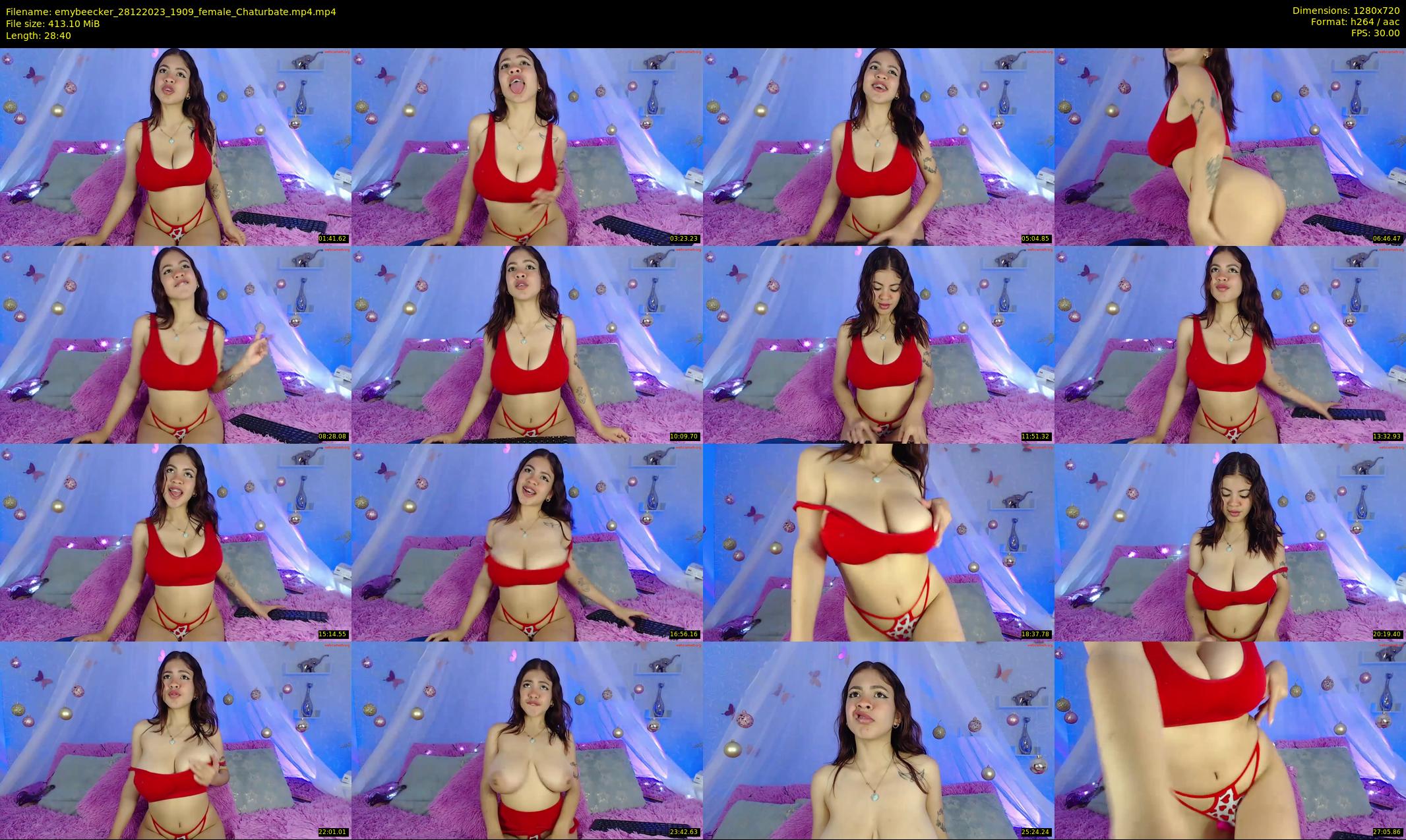 emybeecker — 29 minute Chaturbate female cam show recording, 720p, Dec 28, 2023