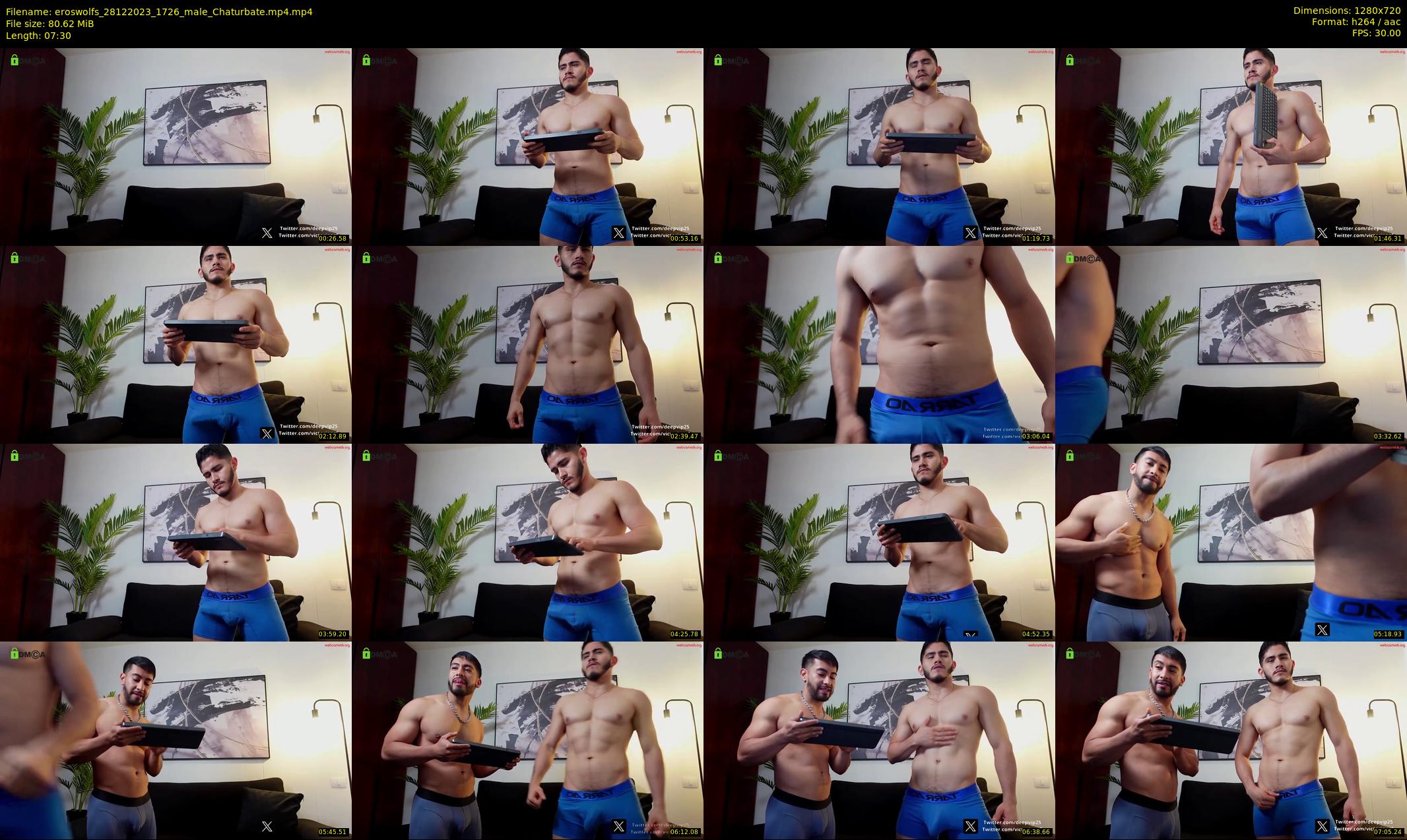 eroswolfs — 8 minute Chaturbate male cam show recording, 720p, Dec 28, 2023