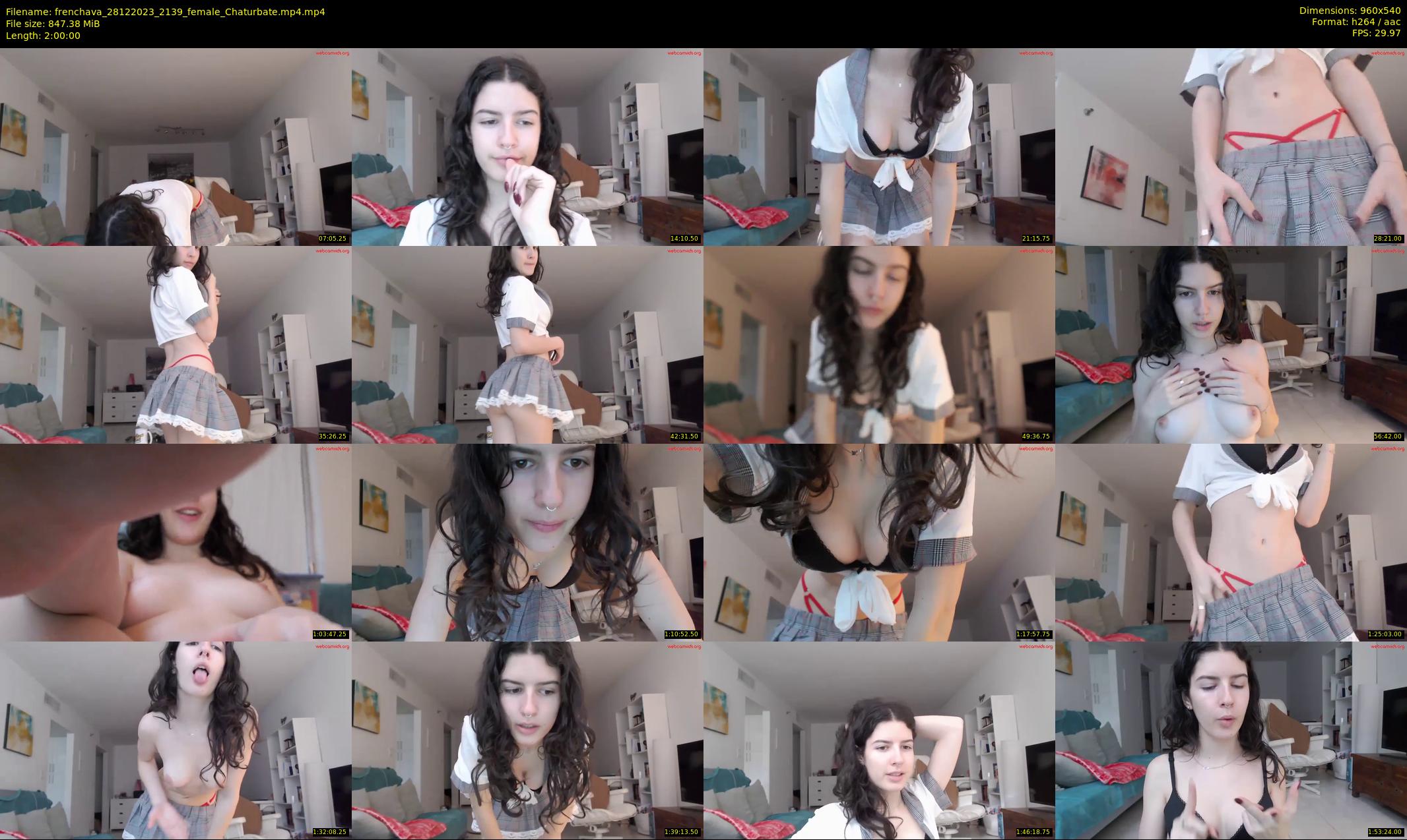 frenchava — 120 minute Chaturbate female cam show recording, 480p, Dec 28, 2023