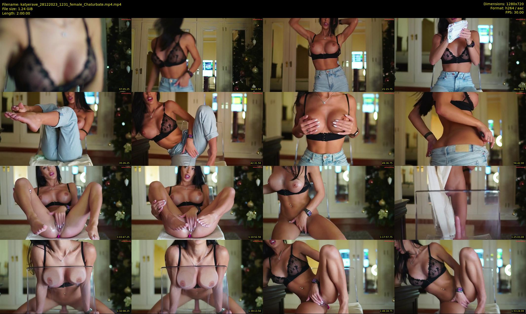 katyerave — 120 minute Chaturbate female cam show recording, 720p, Dec 28, 2023