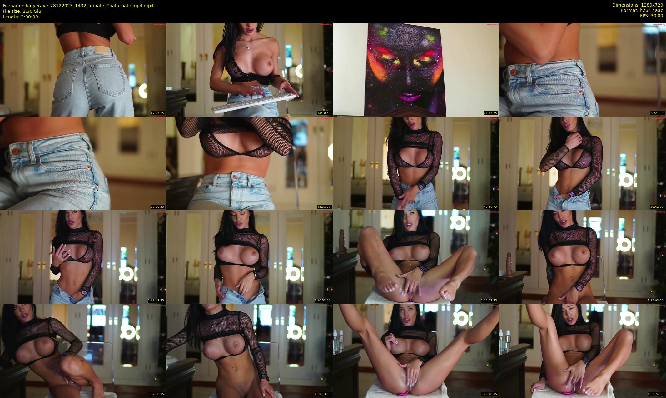 katyerave — 120 minute Chaturbate female cam show recording, 720p, Dec 28, 2023