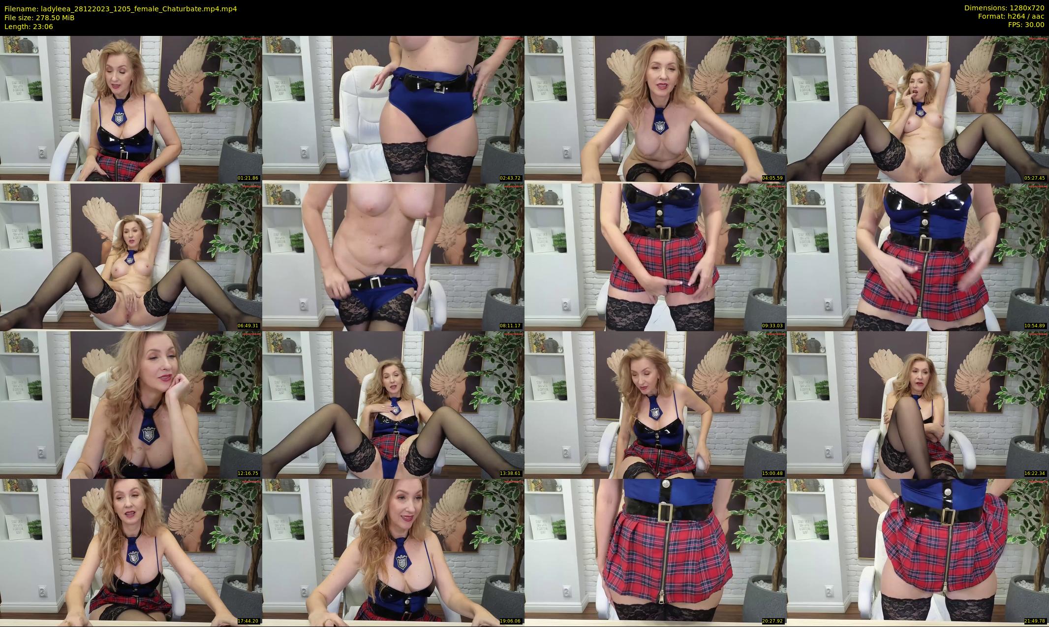 ladyleea — 24 minute Chaturbate female cam show recording, 720p, Dec 28, 2023