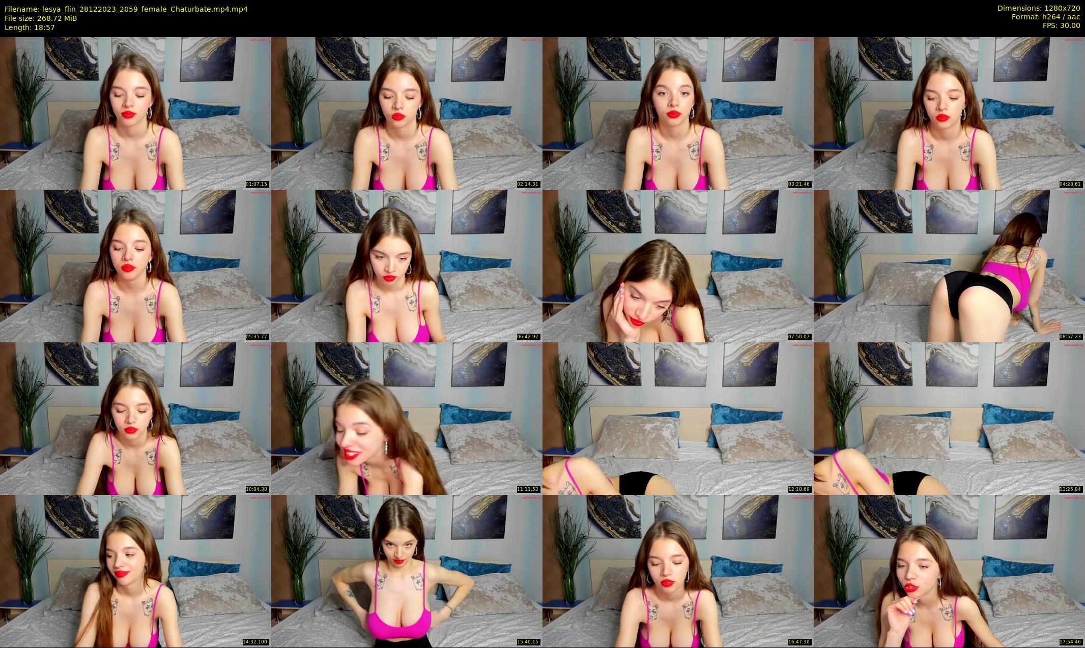 lesya_flin — 19 minute Chaturbate female cam show recording, 720p, Dec 28, 2023