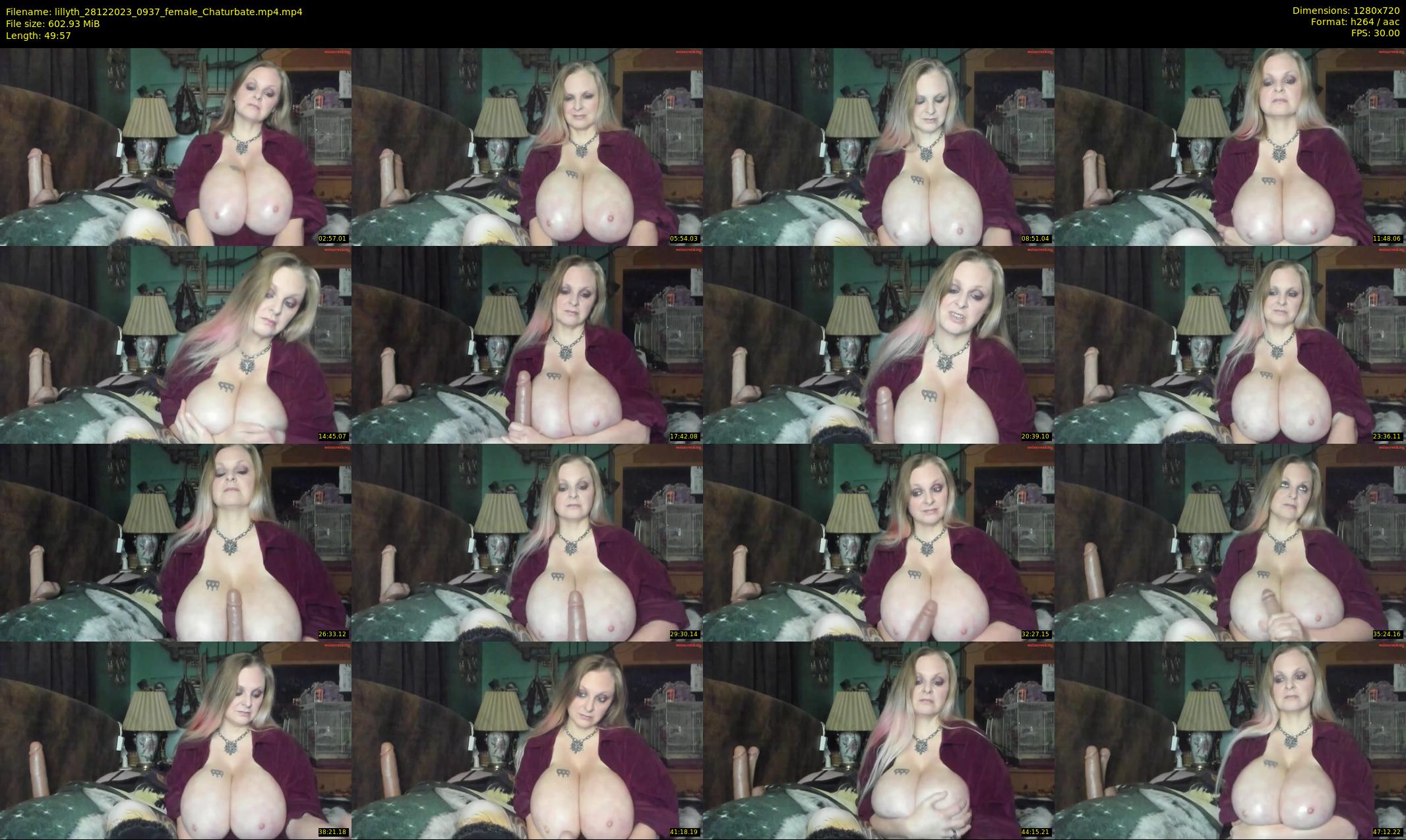 lillyth — 50 minute Chaturbate female cam show recording, 720p, Dec 28, 2023