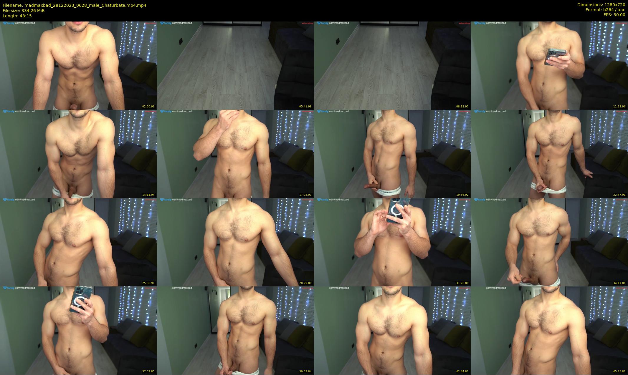 madmaxbad — 49 minute Chaturbate male cam show recording, 720p, Dec 28, 2023
