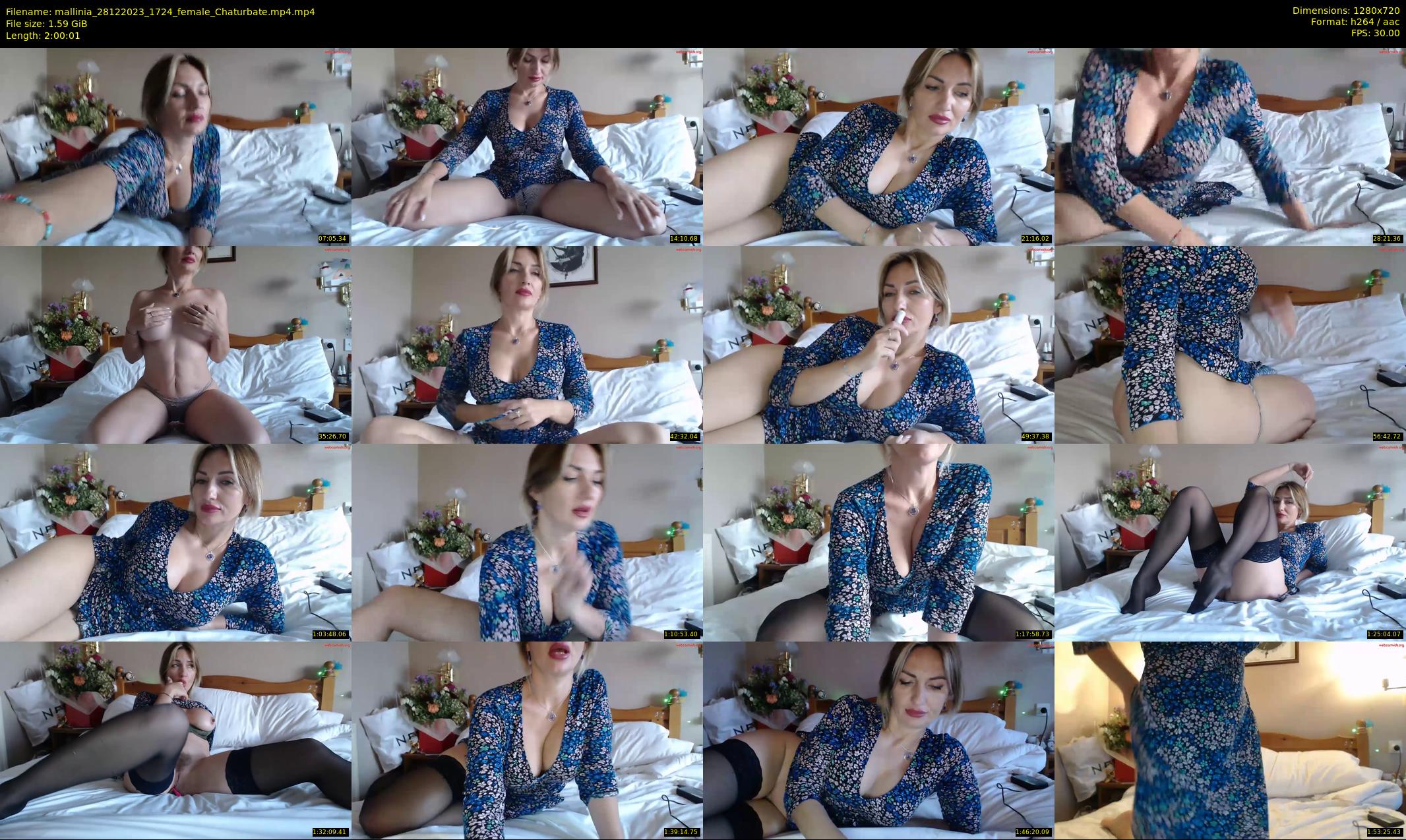 mallinia — 121 minute Chaturbate female cam show recording, 720p, Dec 28, 2023