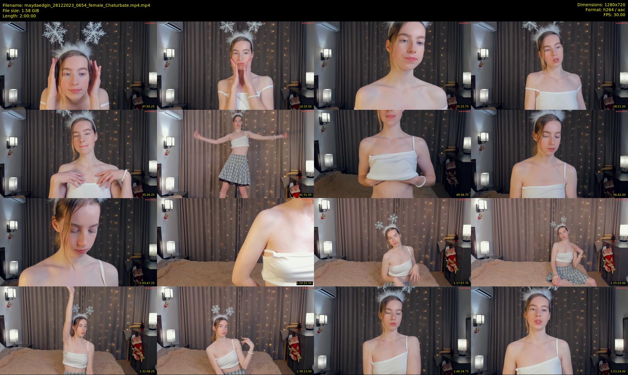 maydaedgin — 120 minute Chaturbate female cam show recording, 720p, Dec 28, 2023