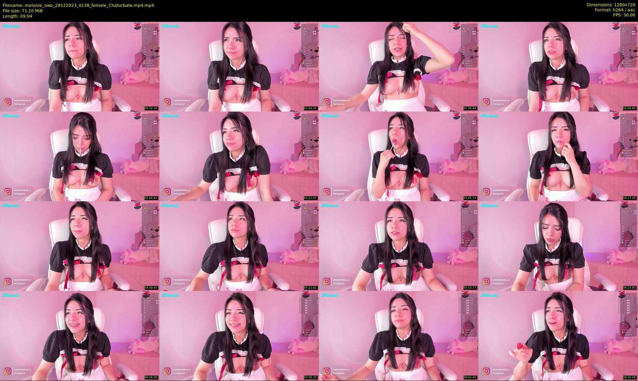melanie_owo — 10 minute Chaturbate female cam show recording, 720p, Dec 29, 2023