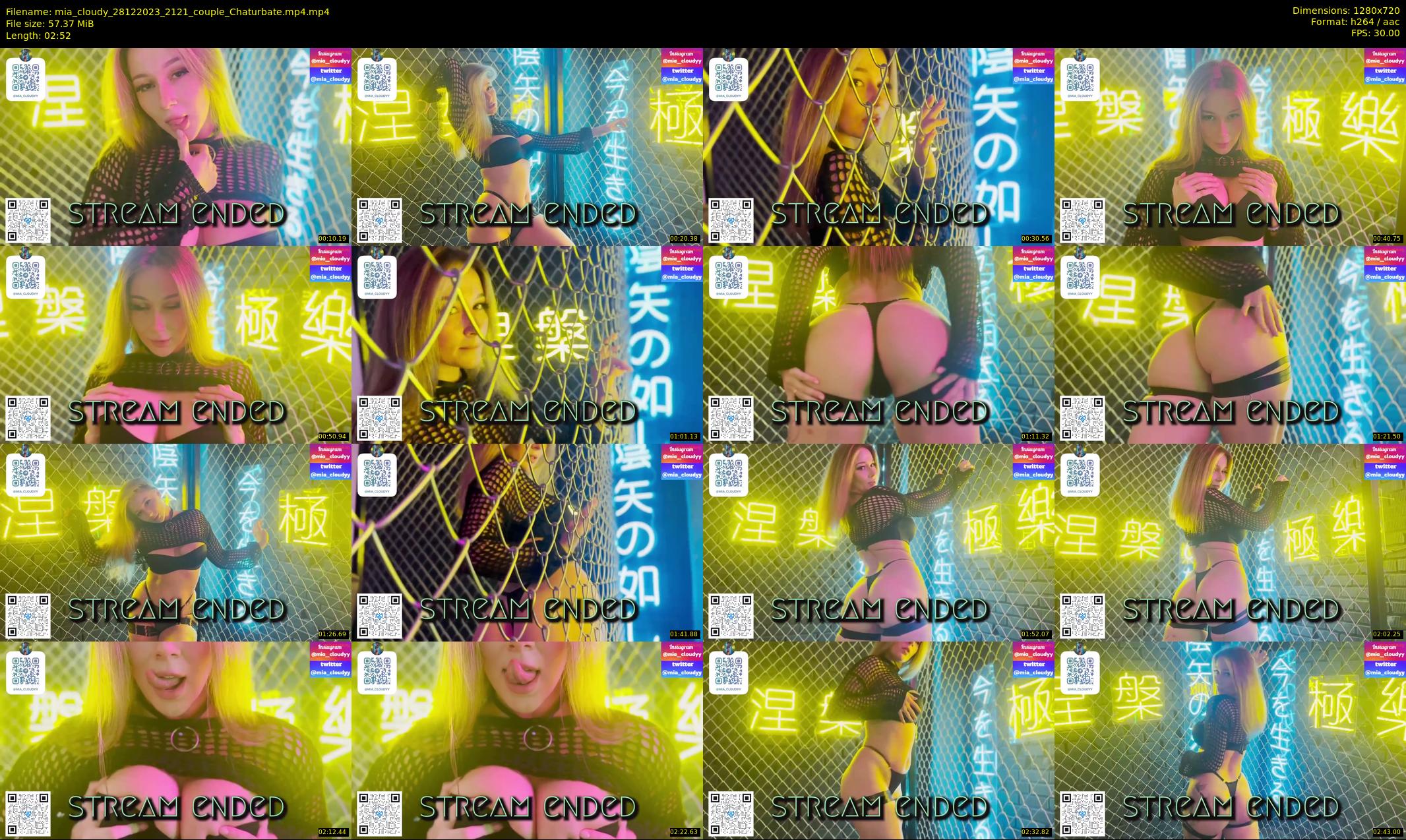 mia_cloudy — 3 minute Chaturbate female cam show recording, 720p, Dec 28, 2023