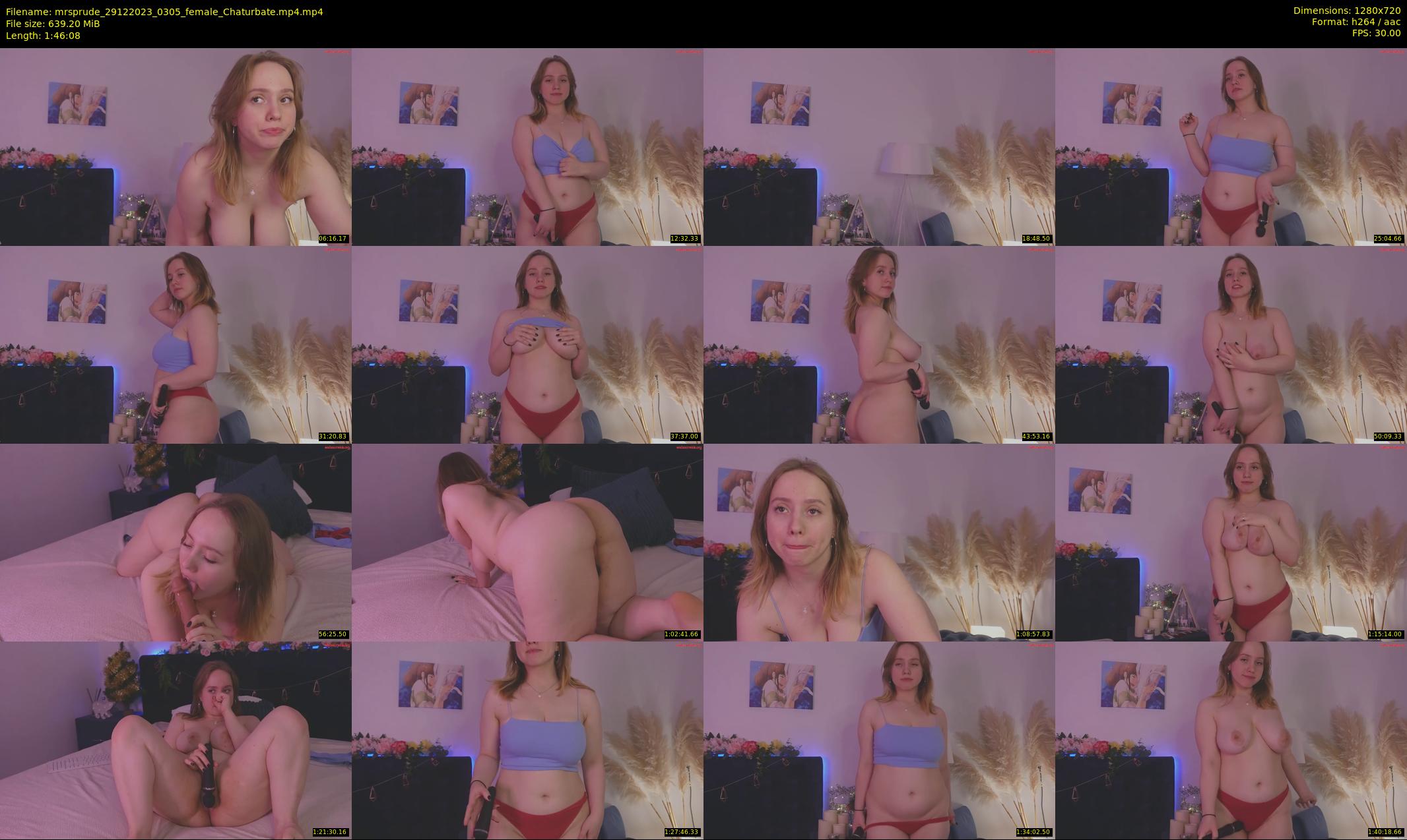 mrsprude — 107 minute Chaturbate female cam show recording, 720p, Dec 29, 2023